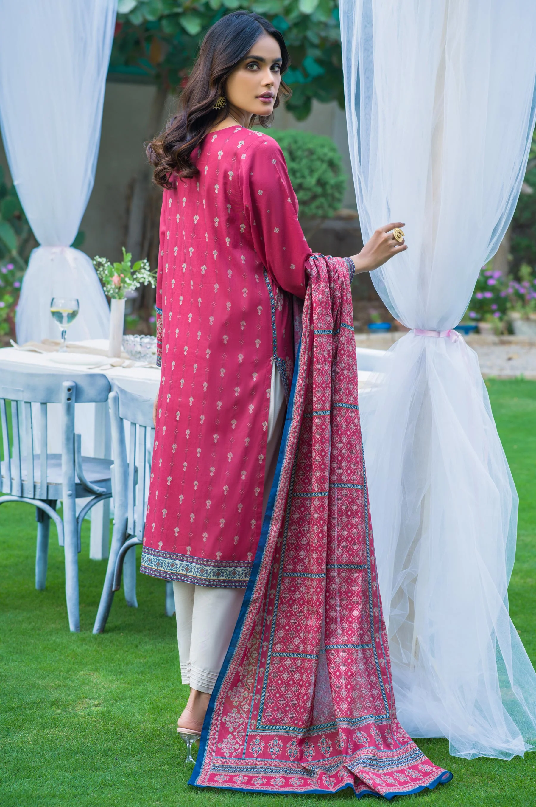Stitched 2 Piece Printed Lawn Suit - Image 5