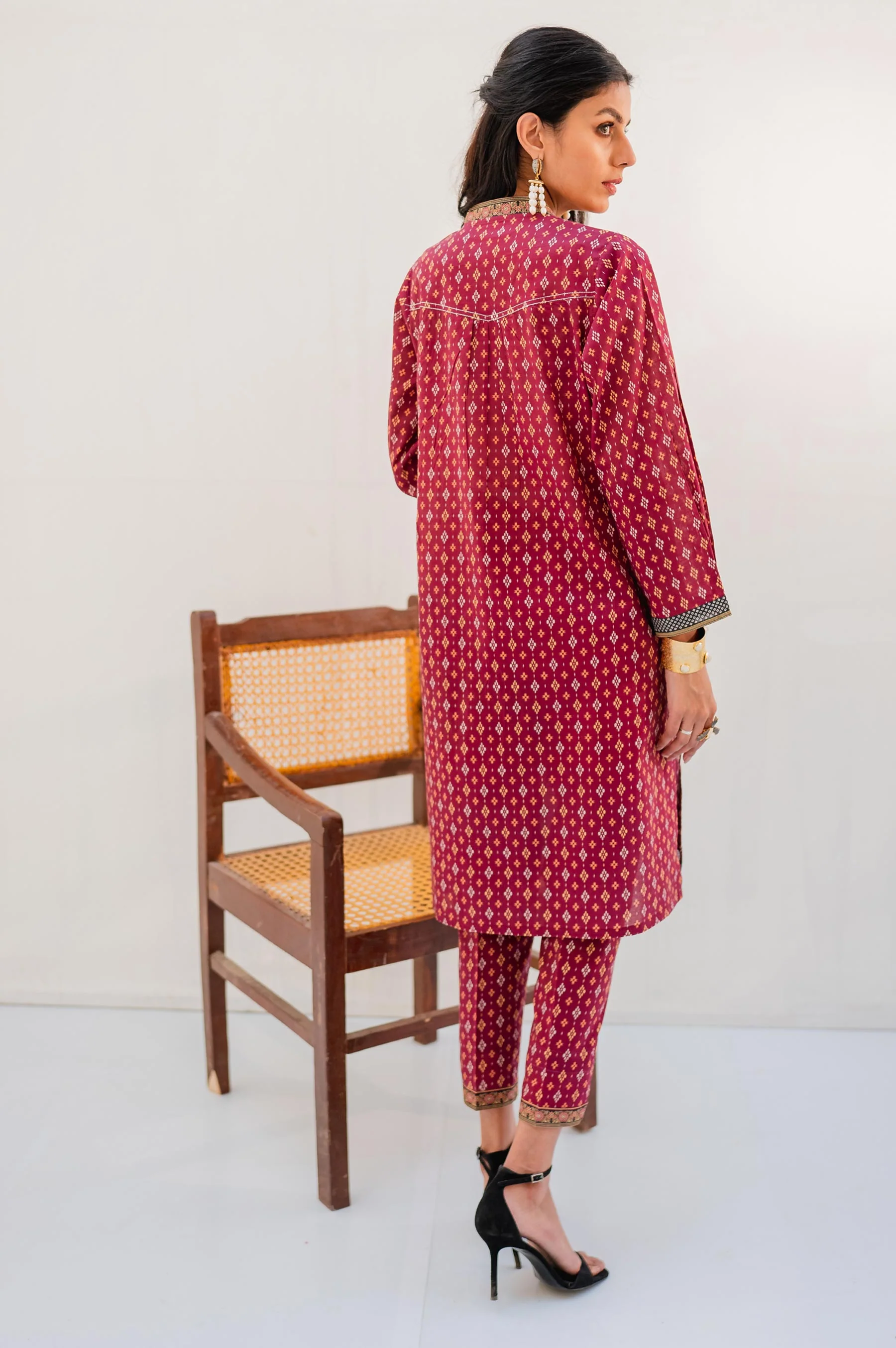 Stitched 2 Piece Printed Lawn Suit - Image 2