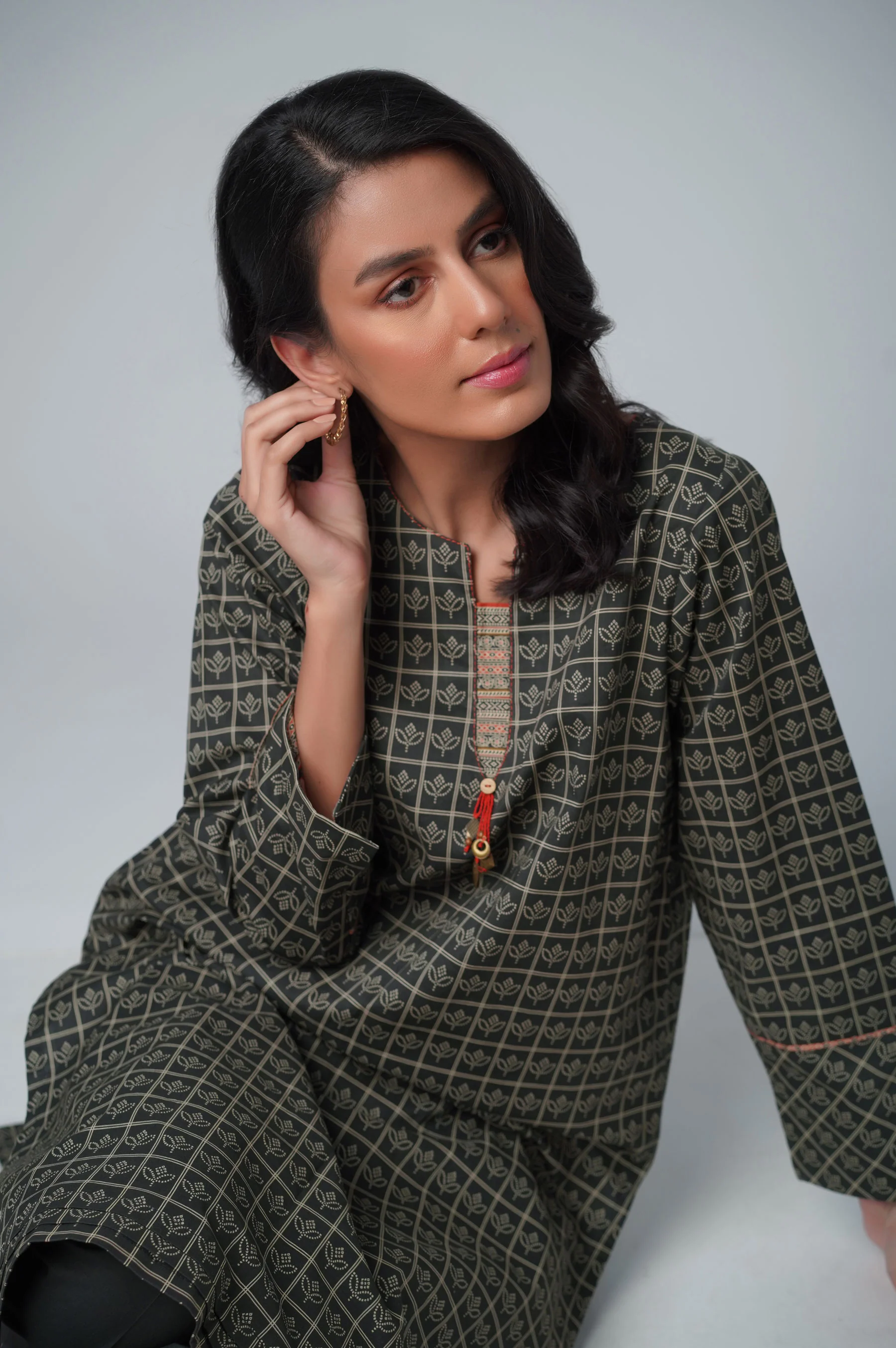 Stitched 2 Piece Printed Lawn Suit - Image 3