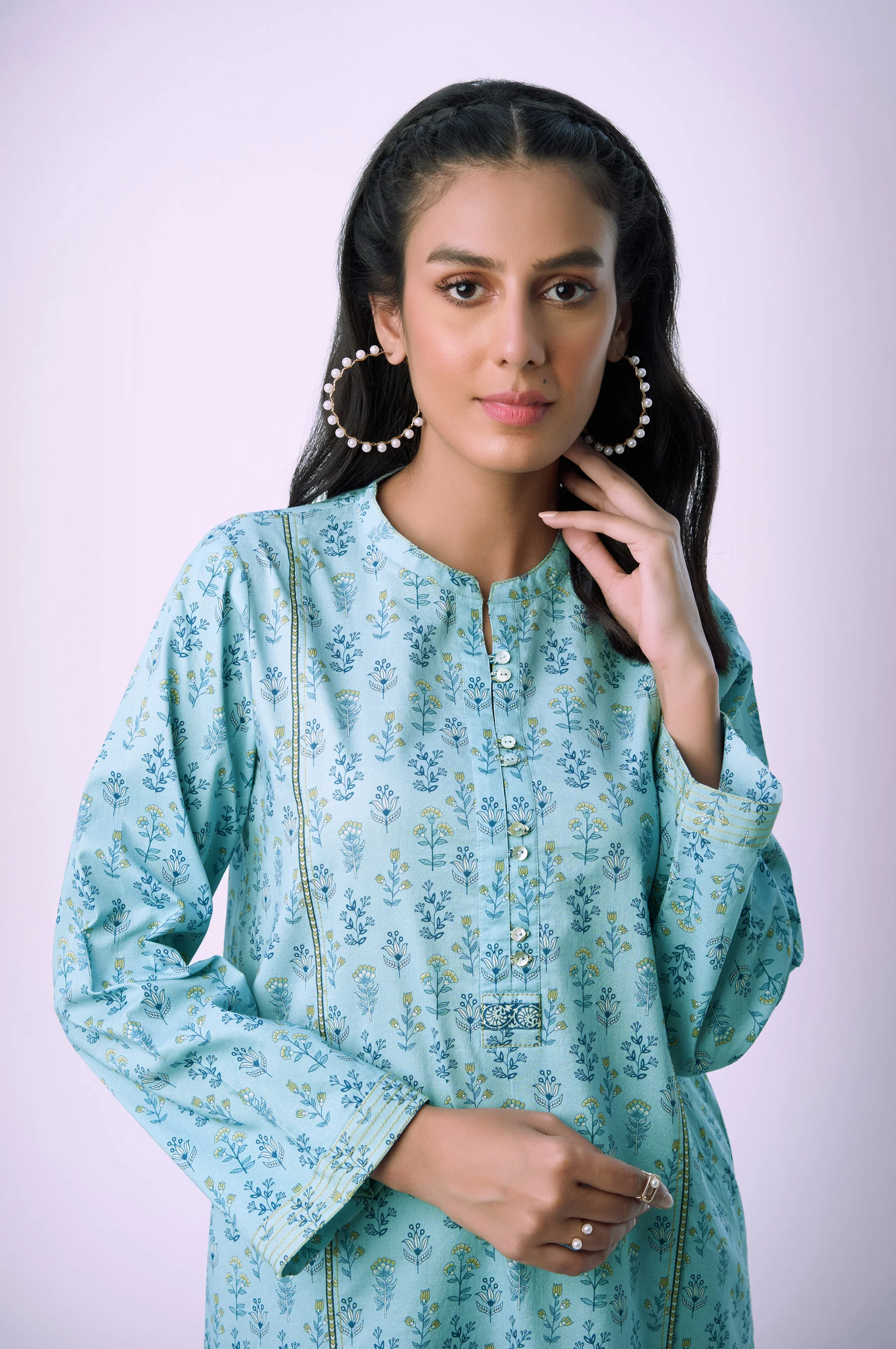 Stitched 2 Piece Printed Lawn Suit