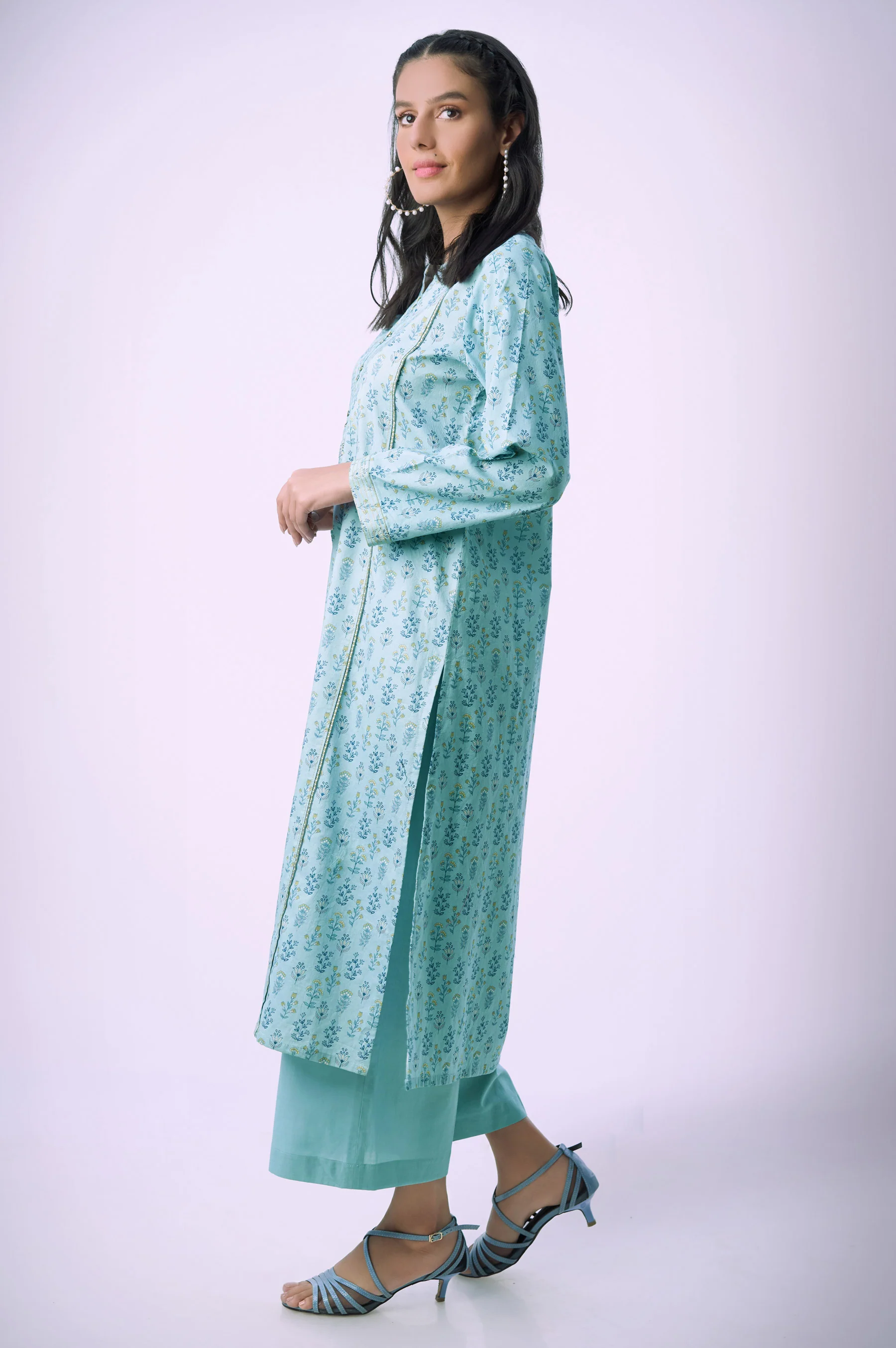 Stitched 2 Piece Printed Lawn Suit - Image 2