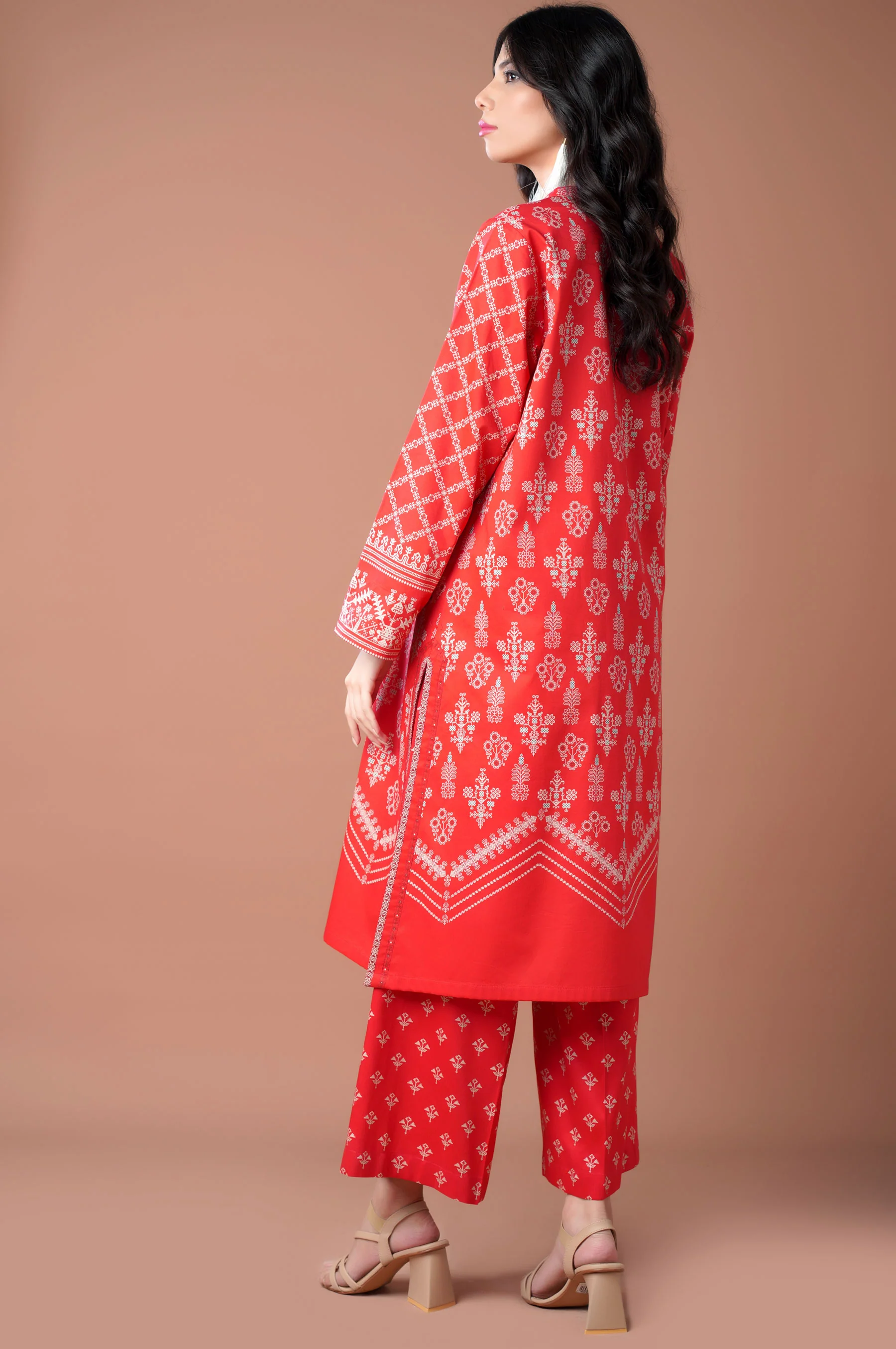 Stitched 2 Piece Printed Lawn Suit - Image 4