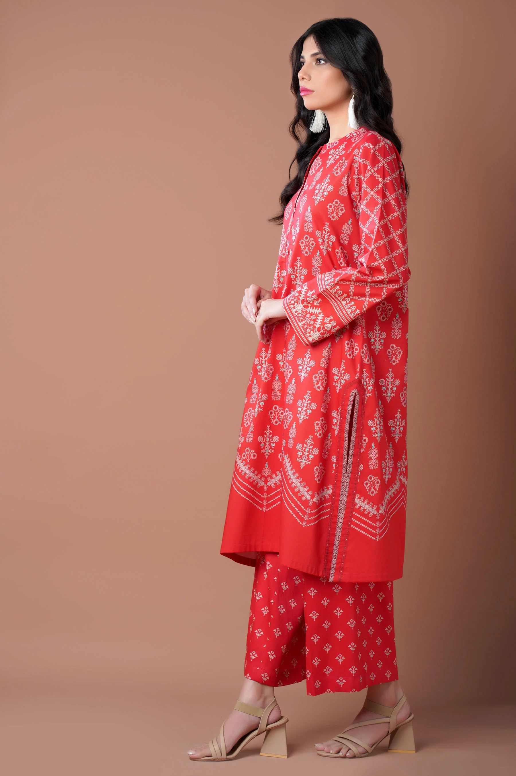 Stitched 2 Piece Printed Lawn Suit - Image 5