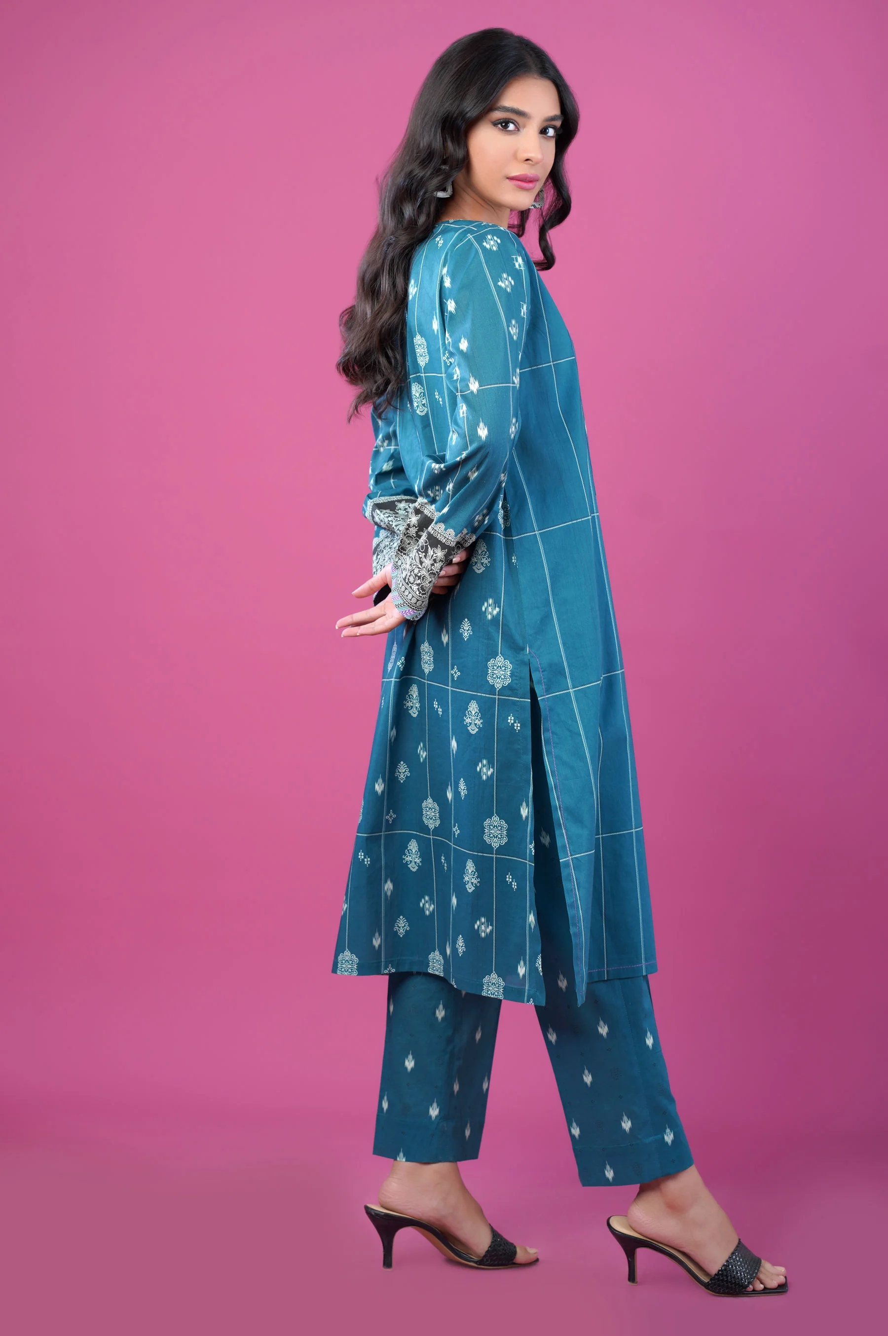 Stitched 2 Piece Printed Lawn Suit - Image 5