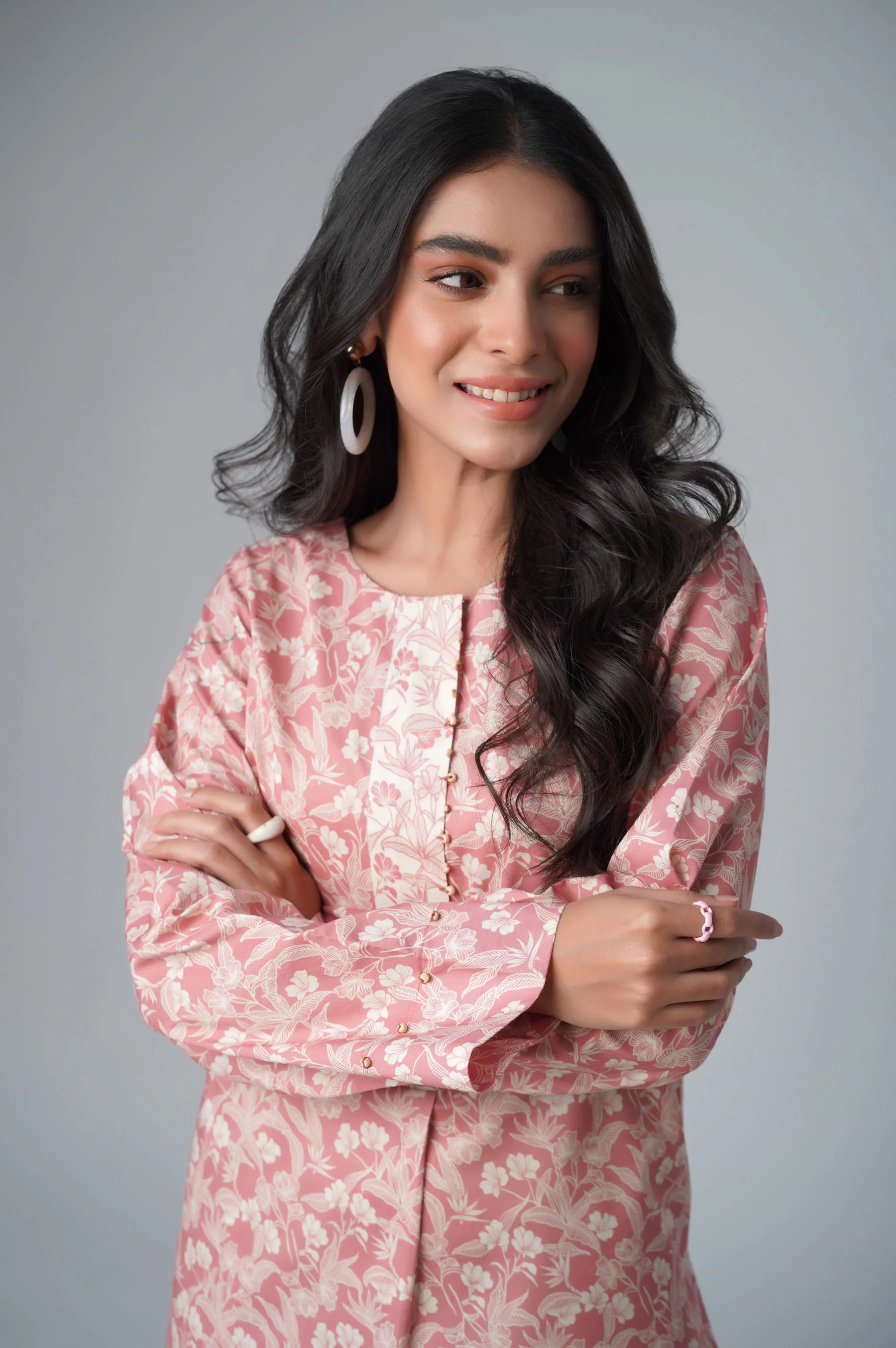 Stitched 2 Piece Printed Lawn Suit - Image 2