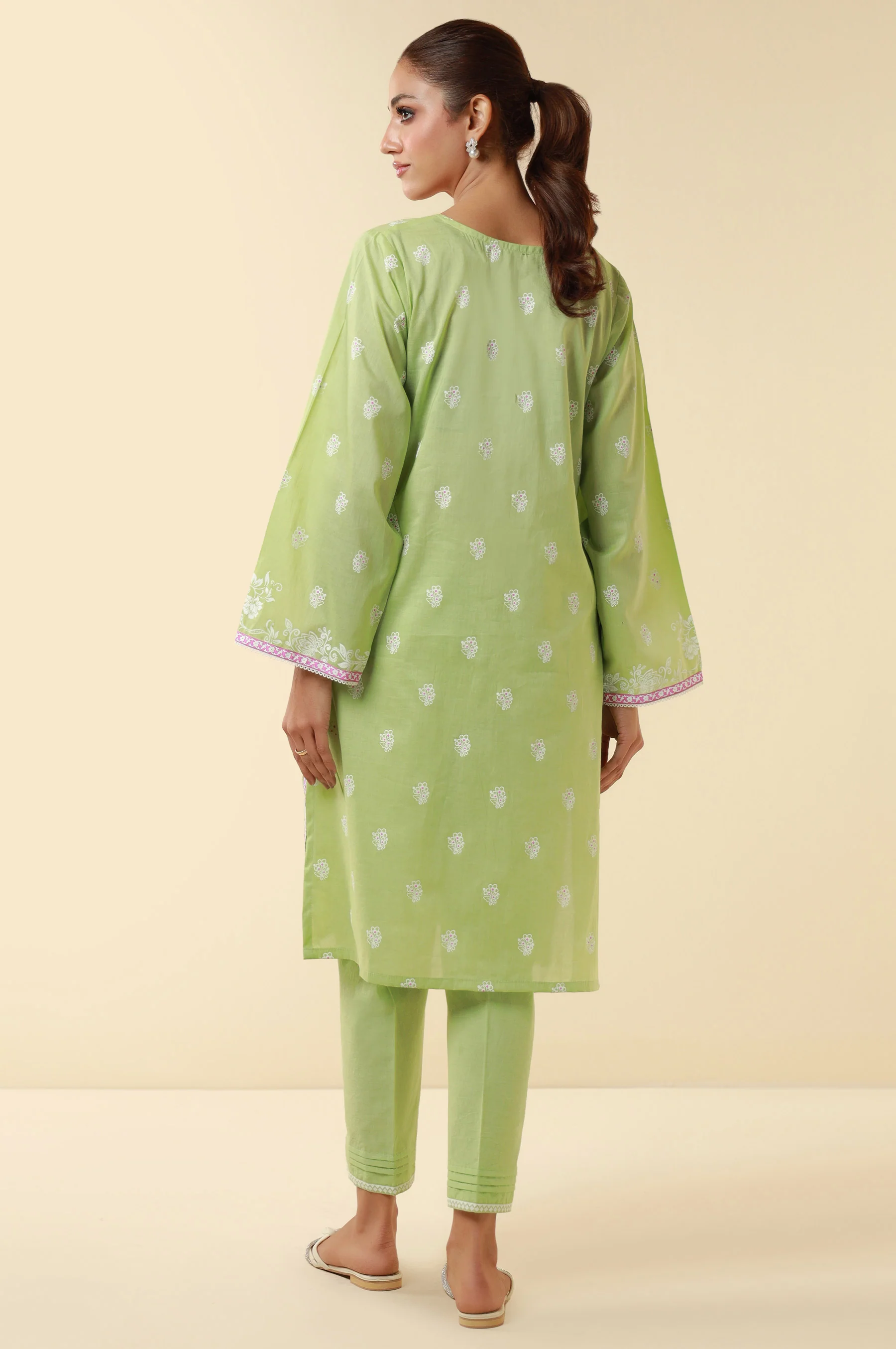 Stitched 2 Piece Printed Lawn Suit - Image 6