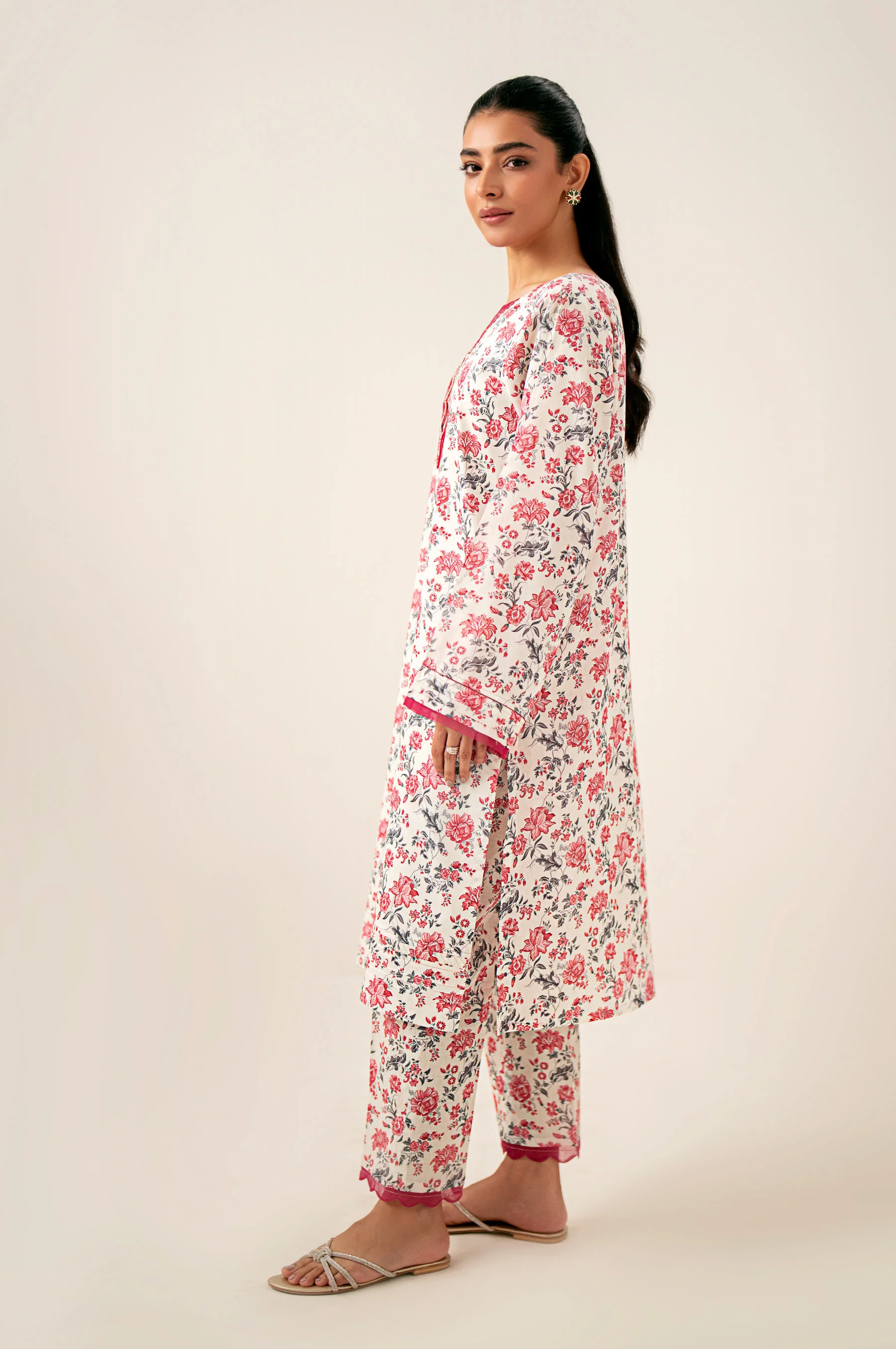 Stitched 2 Piece Printed Lawn Suit - Image 4