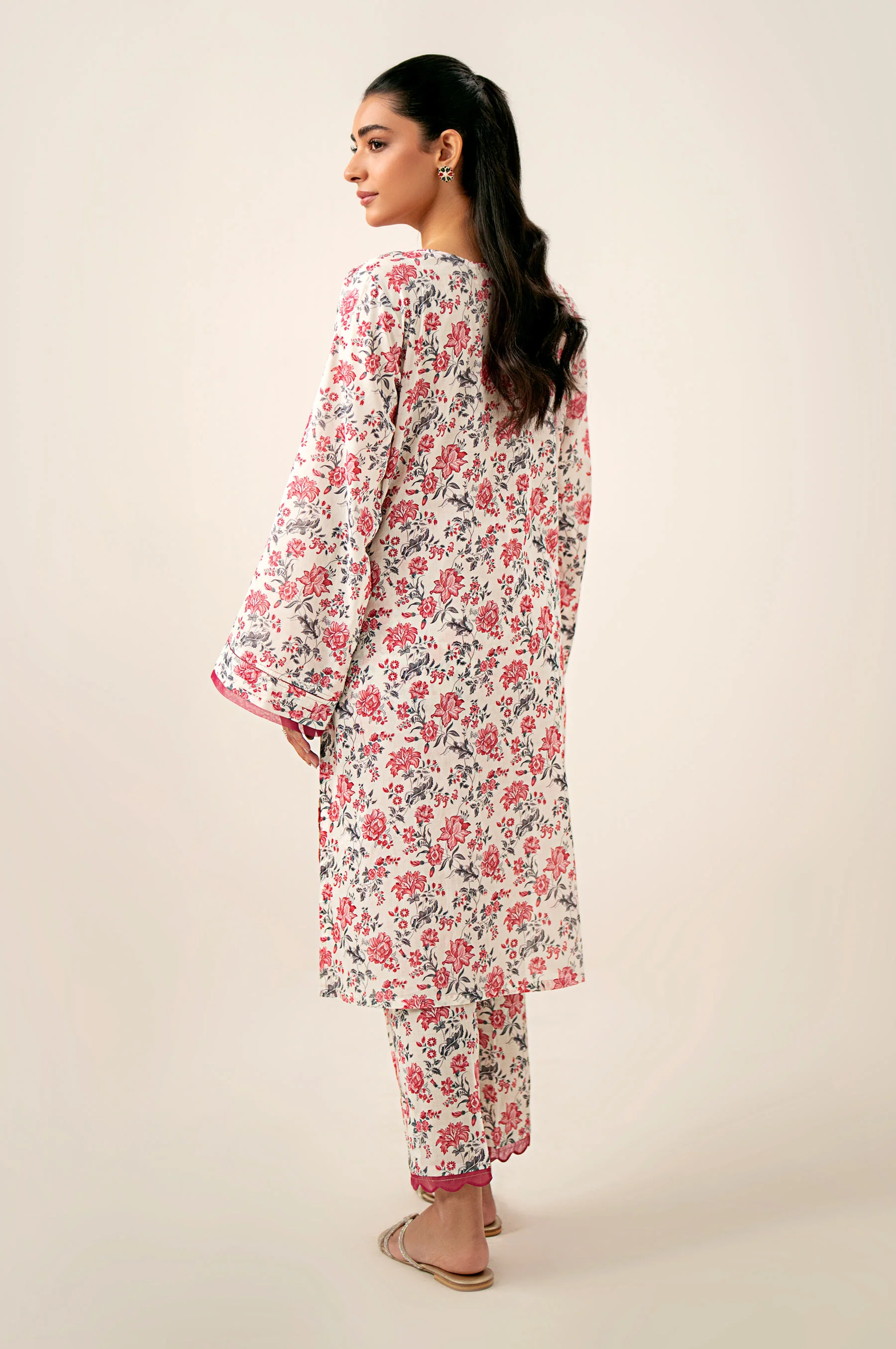 Stitched 2 Piece Printed Lawn Suit - Image 5