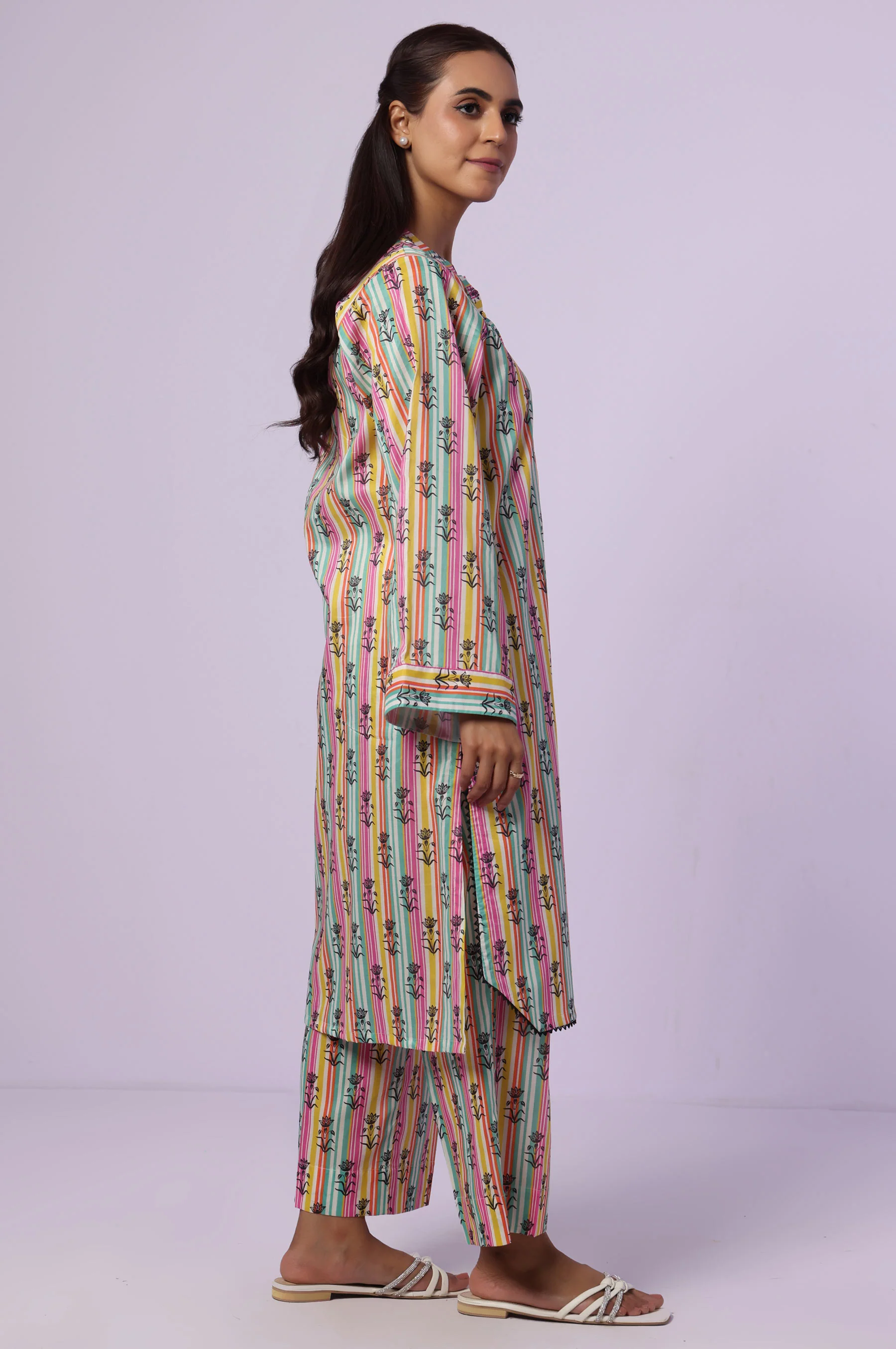 Stitched 2 Piece Printed Lawn Suit - Image 4