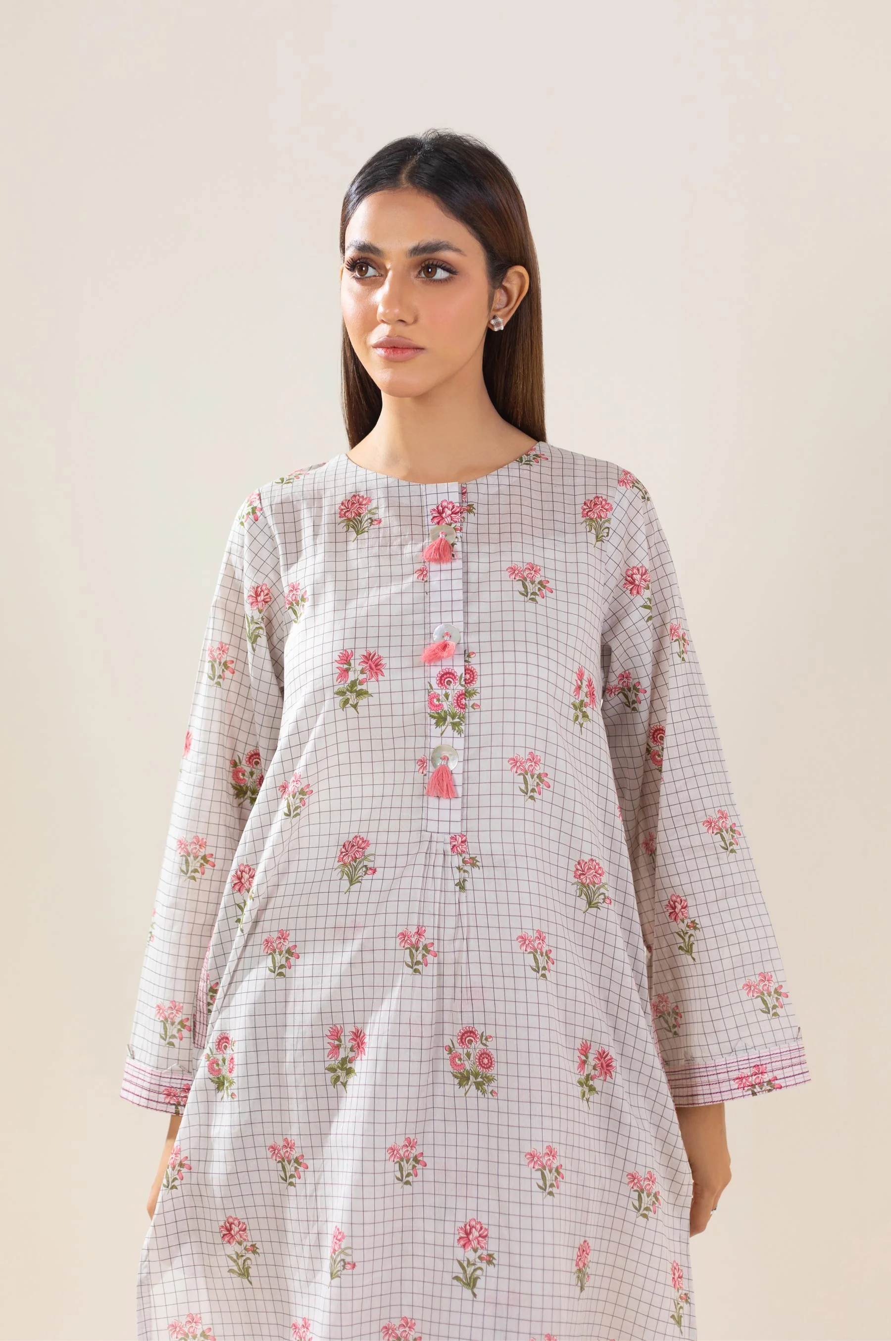Stitched 2 Piece Printed Lawn Suit - Image 2