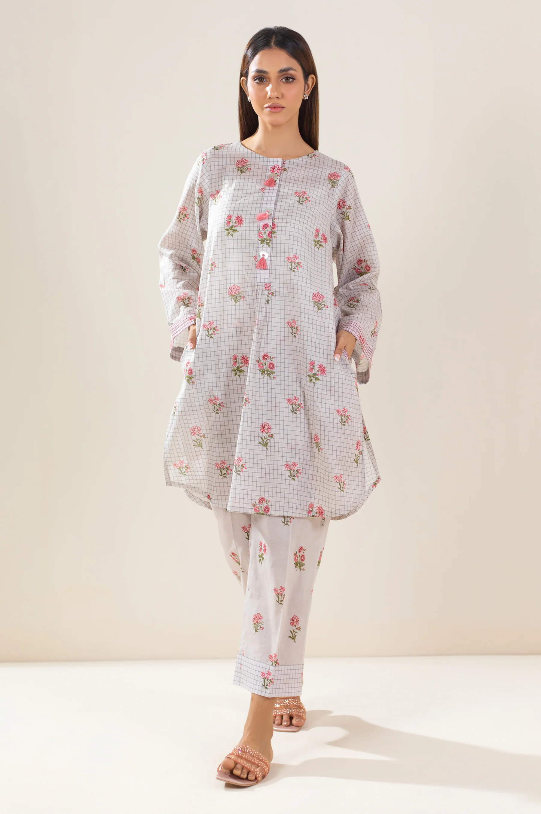 Stitched 2 Piece Printed Lawn Suit - Image 6