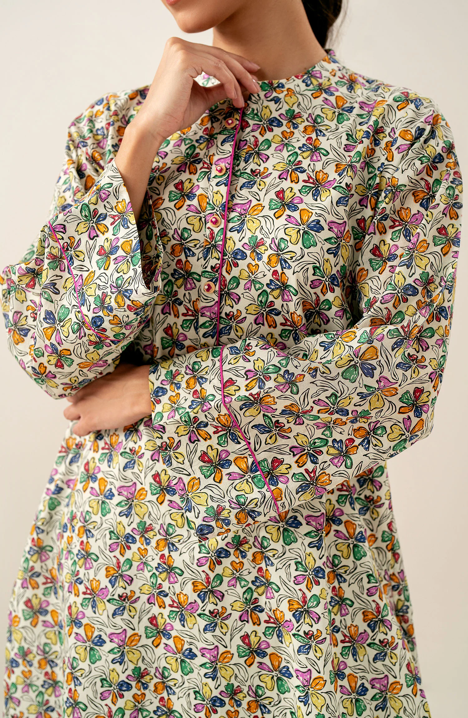 Stitched 2 Piece Printed Lawn Suit - Image 6