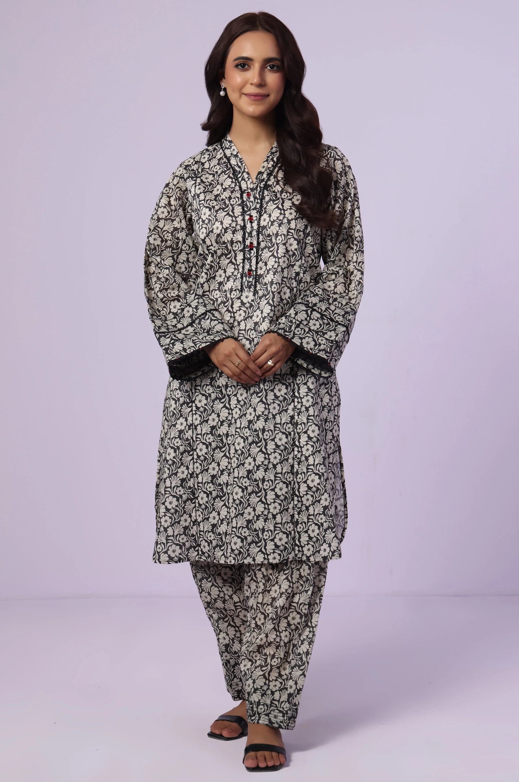 Stitched 2 Piece Printed Lawn Suit
