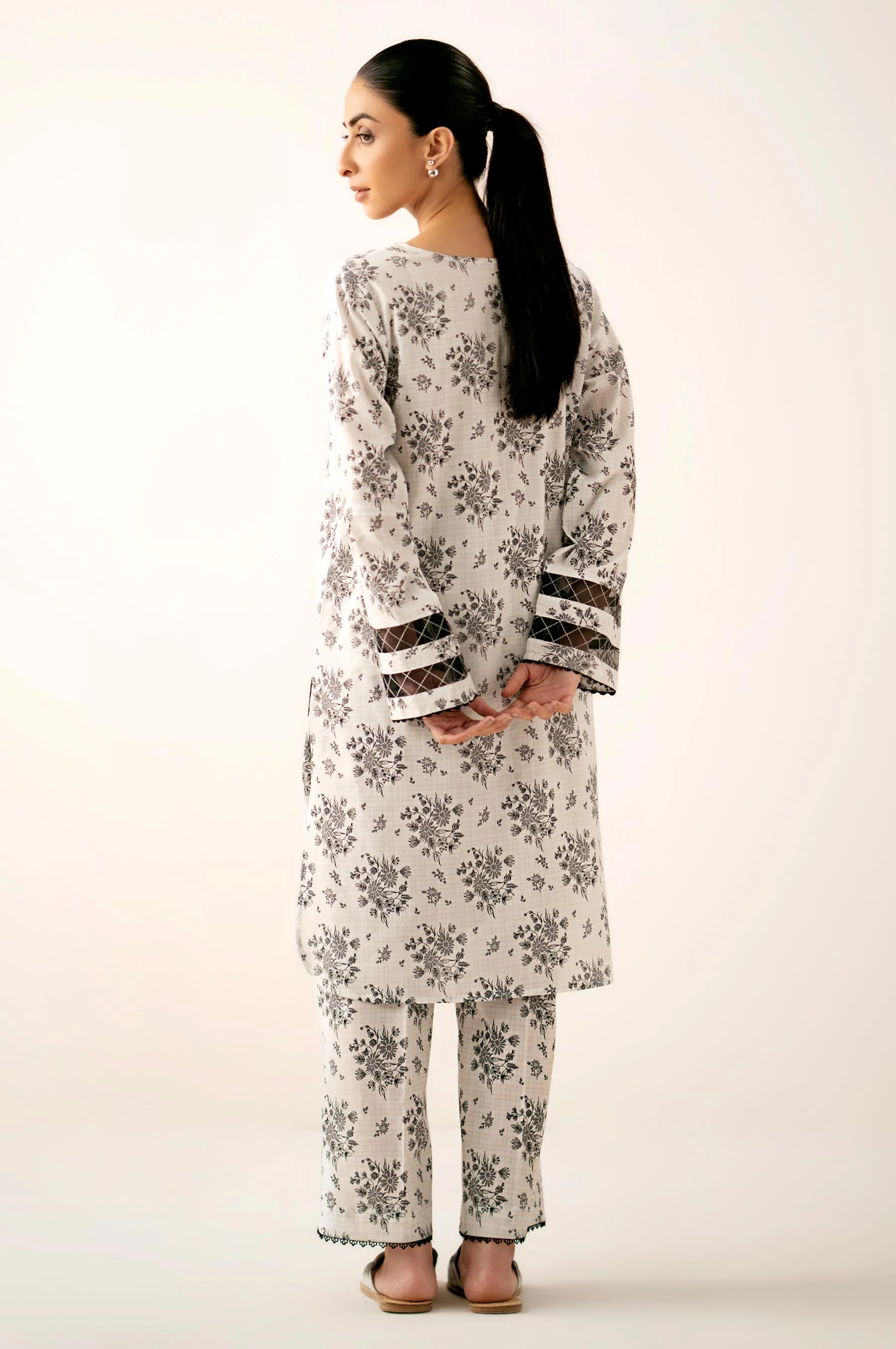 Stitched 2 Piece Printed Lawn Suit - Image 3