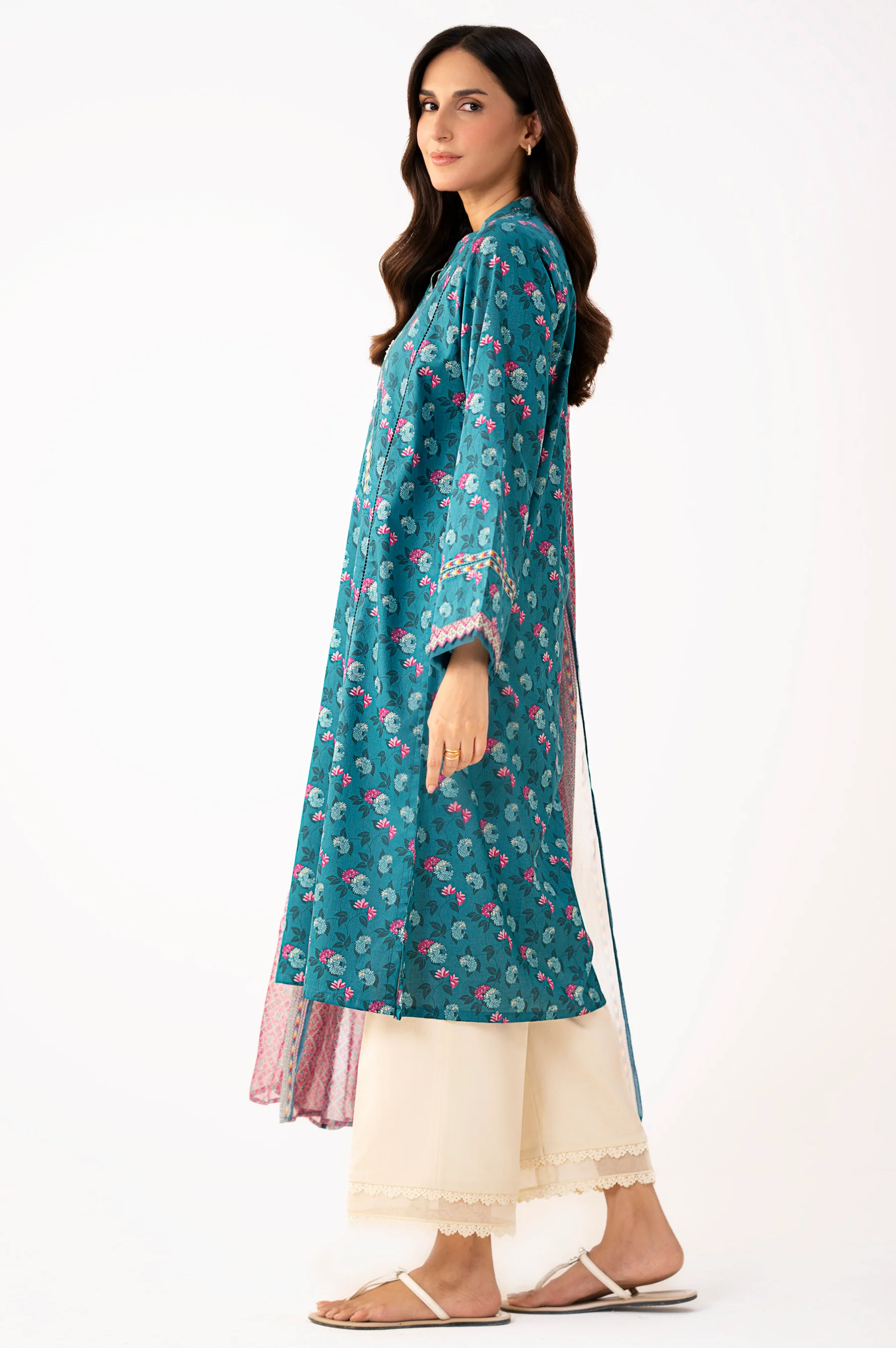 Stitched 2 Piece Printed Lawn Suit - Image 4
