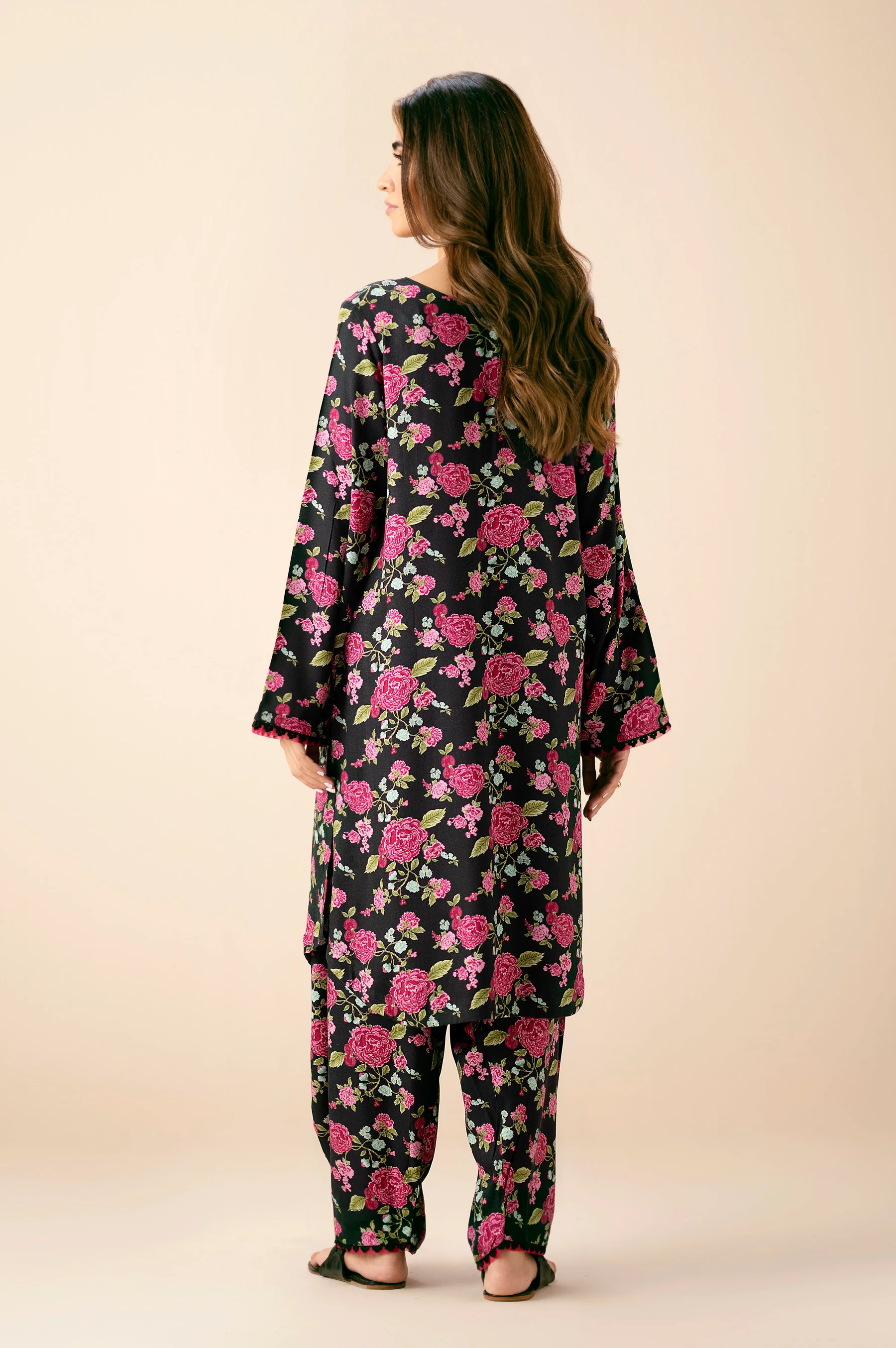 STITCHED PRINTED SHIRT BOTTOM - Image 3