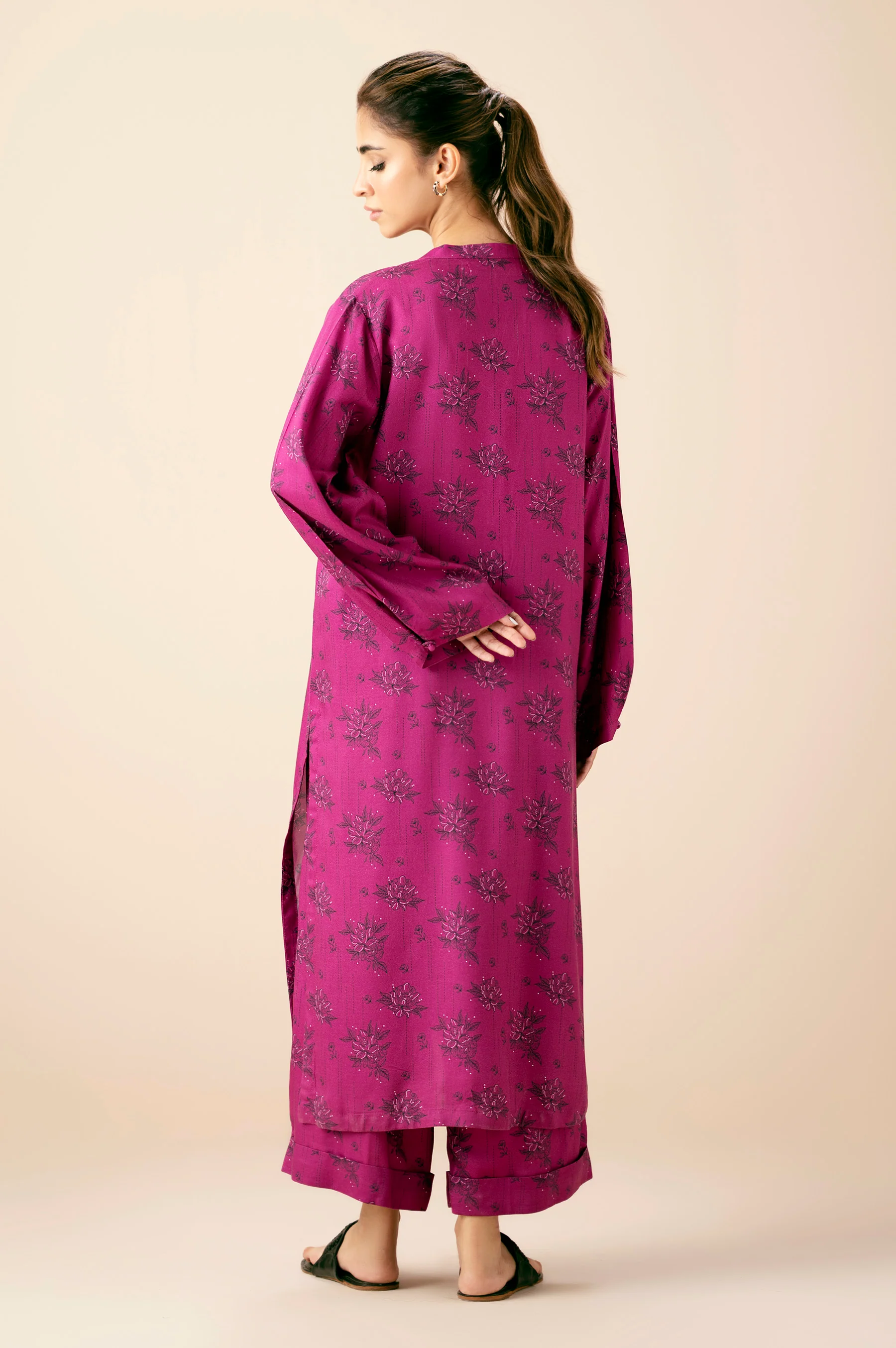 STITCHED PRINTED SHIRT BOTTOM - Image 6