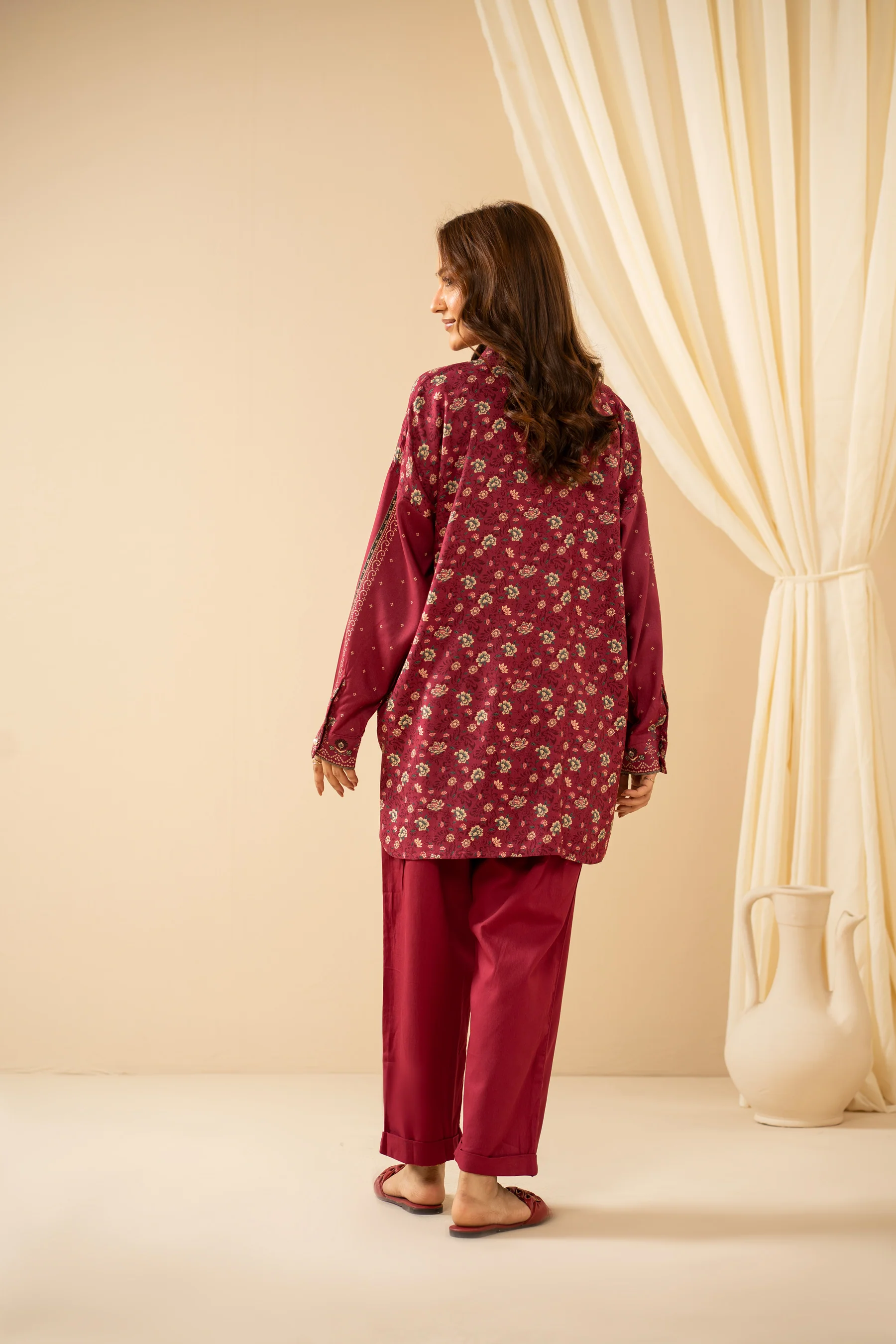 PRINTED SHIRT BOTTOM SUIT - Image 4