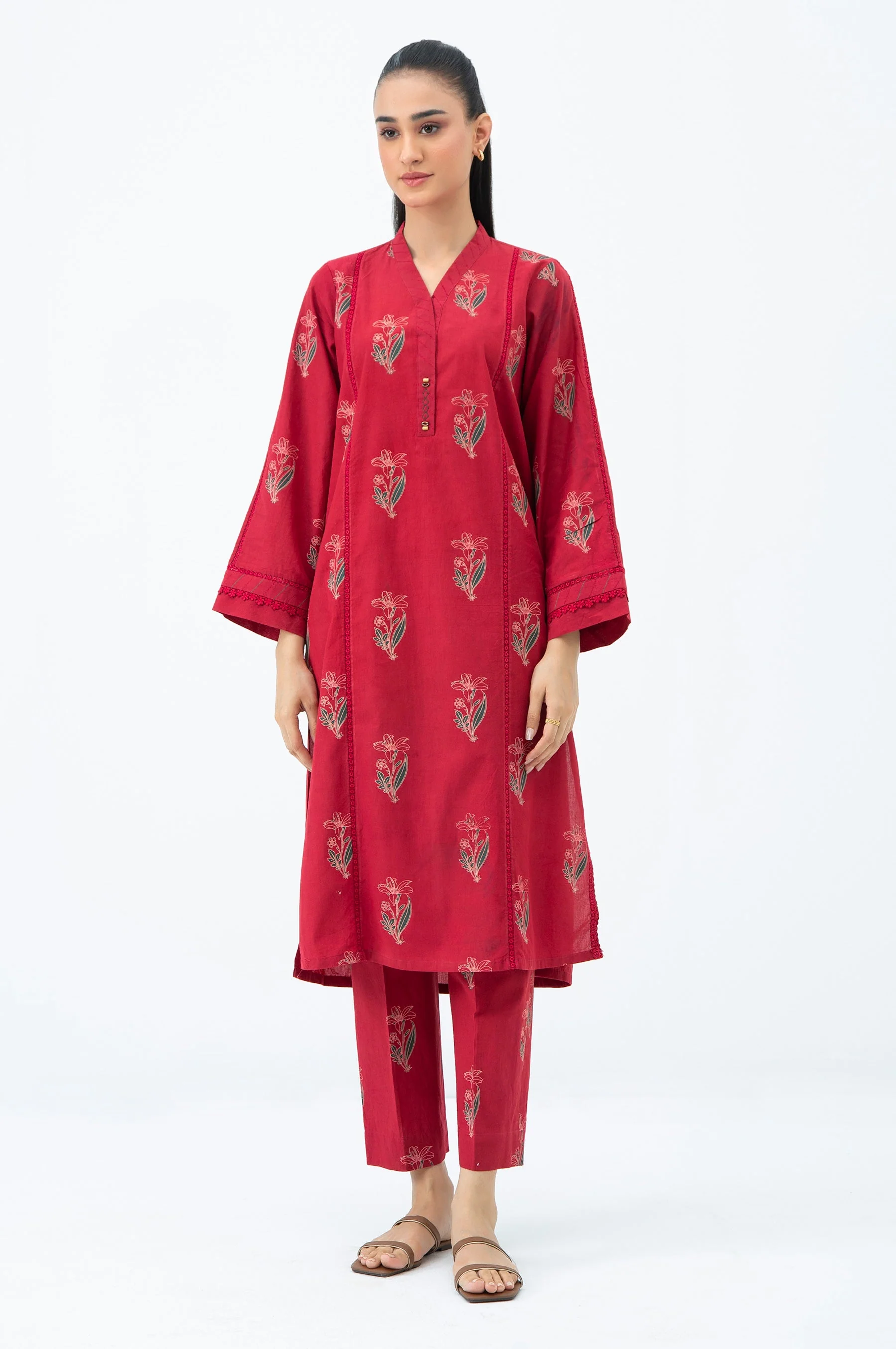 STITCHED PRINTED SHIRT BOTTOM (FACTORY E-OUTLET)