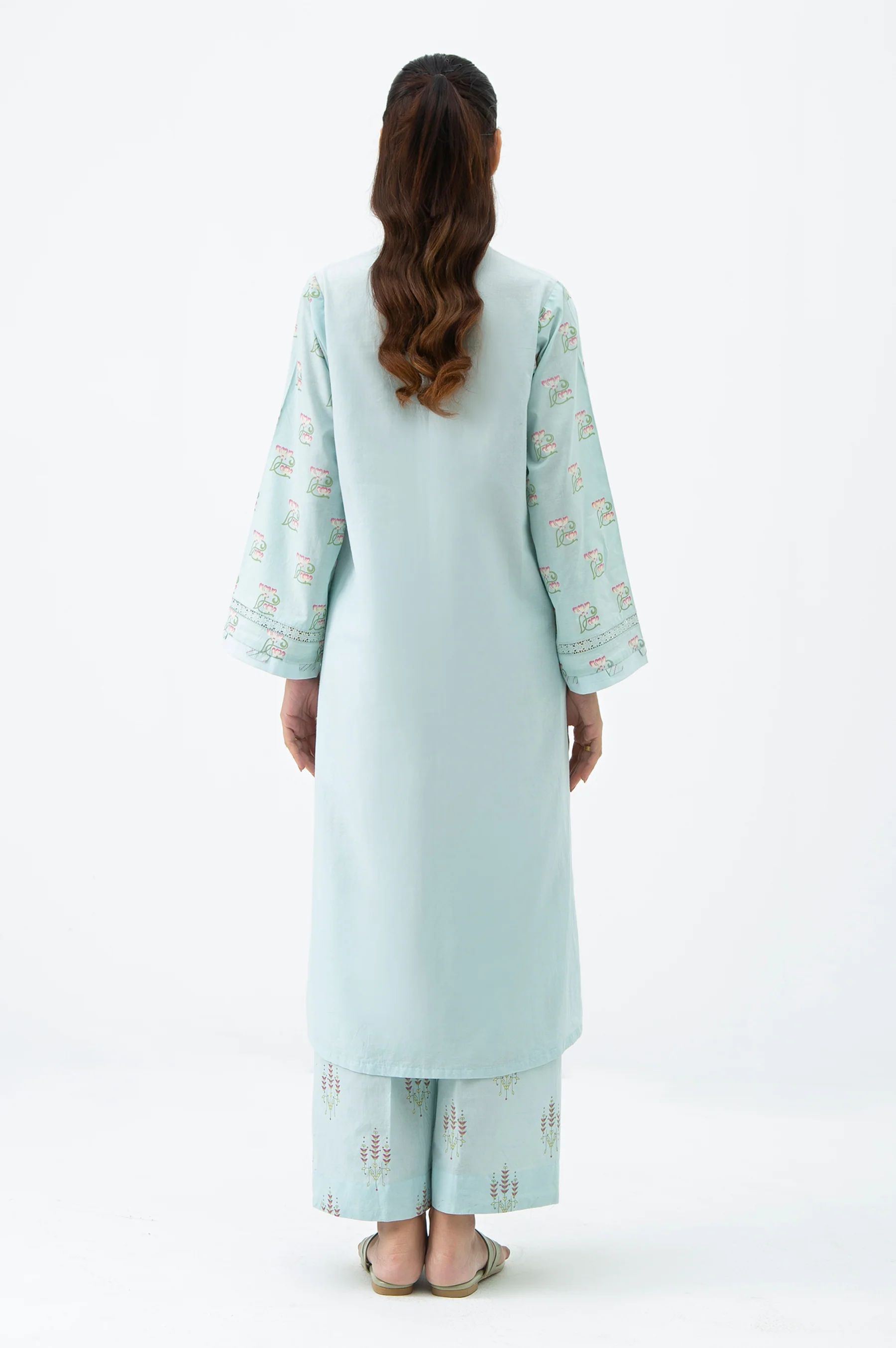 STITCHED PRINTED SHIRT BOTTOM - Image 4