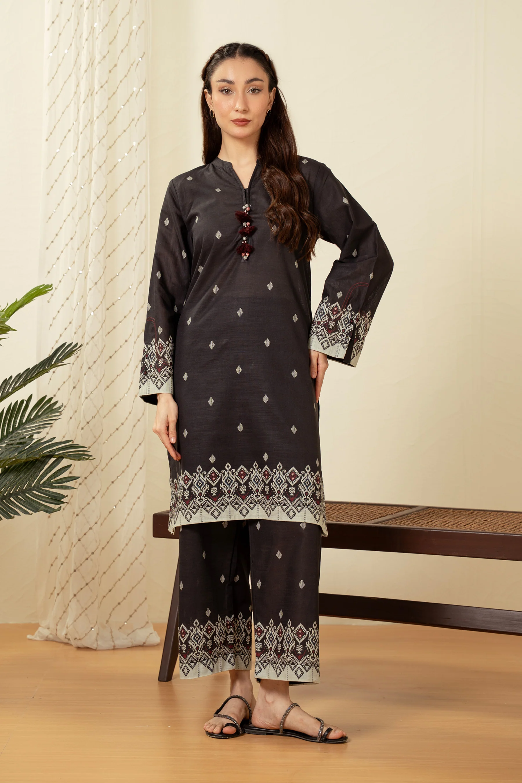 STITCHED PRINTED SUIT - Image 3