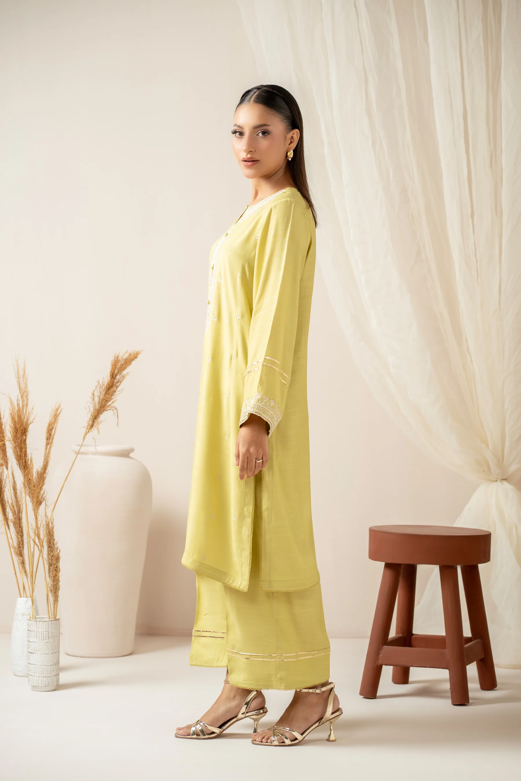 STITCHED EMBROIDERED SHIRT BOTTOM (FACTORY E-OUTLET) - Image 3