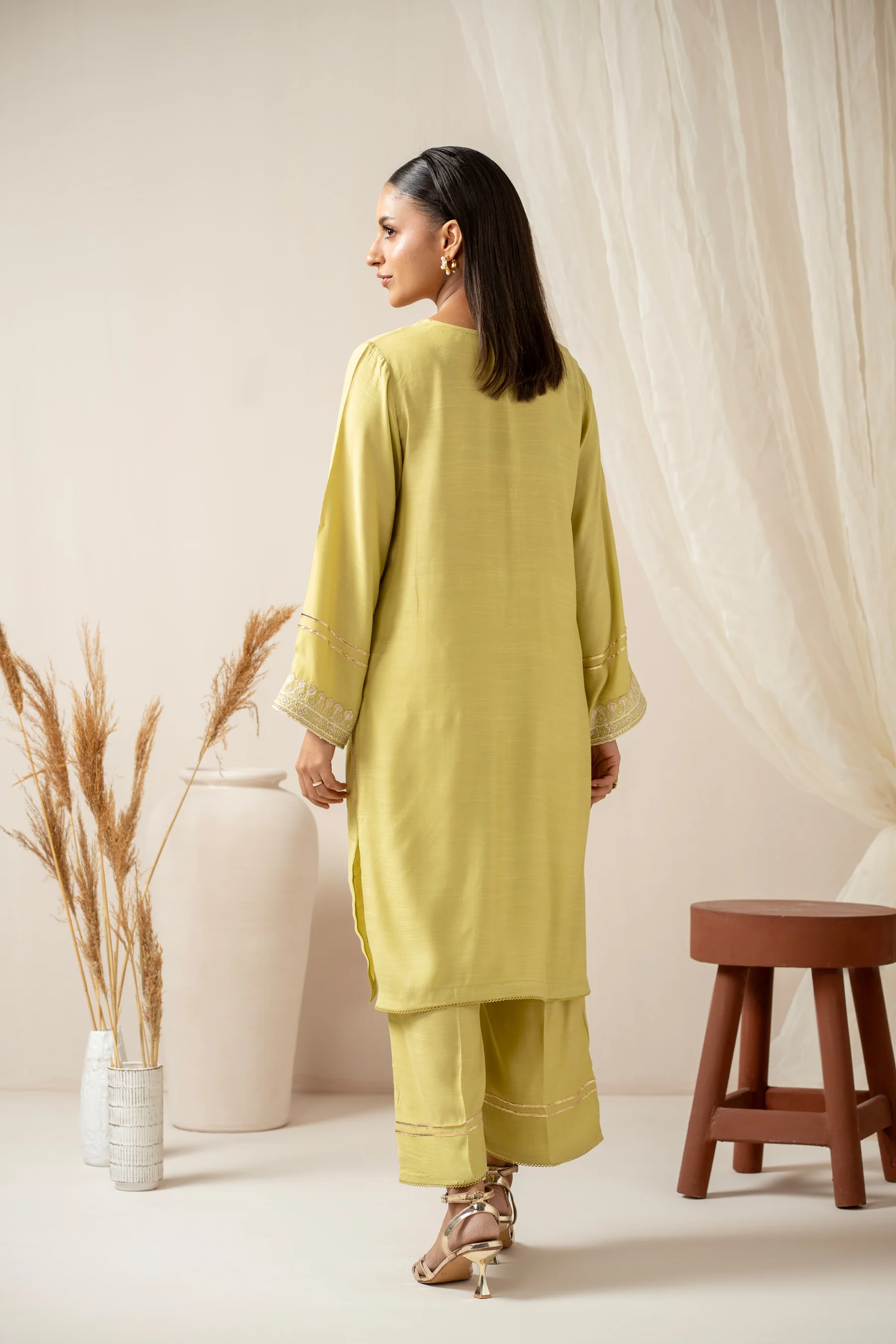 STITCHED EMBROIDERED SHIRT BOTTOM (FACTORY E-OUTLET) - Image 4