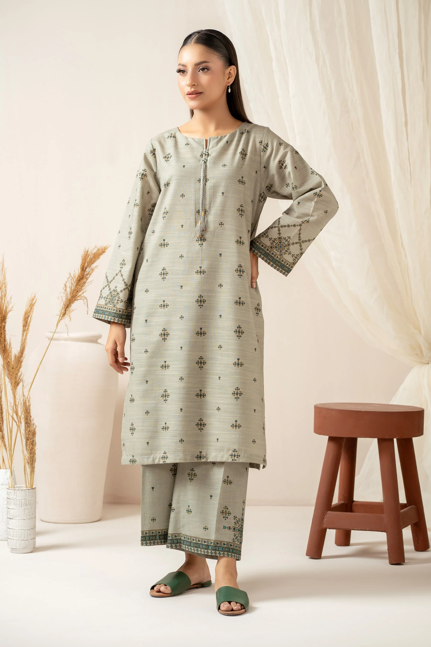 STITCHED PRINTED SHIRT BOTTOM (FACTORY E-OUTLET)
