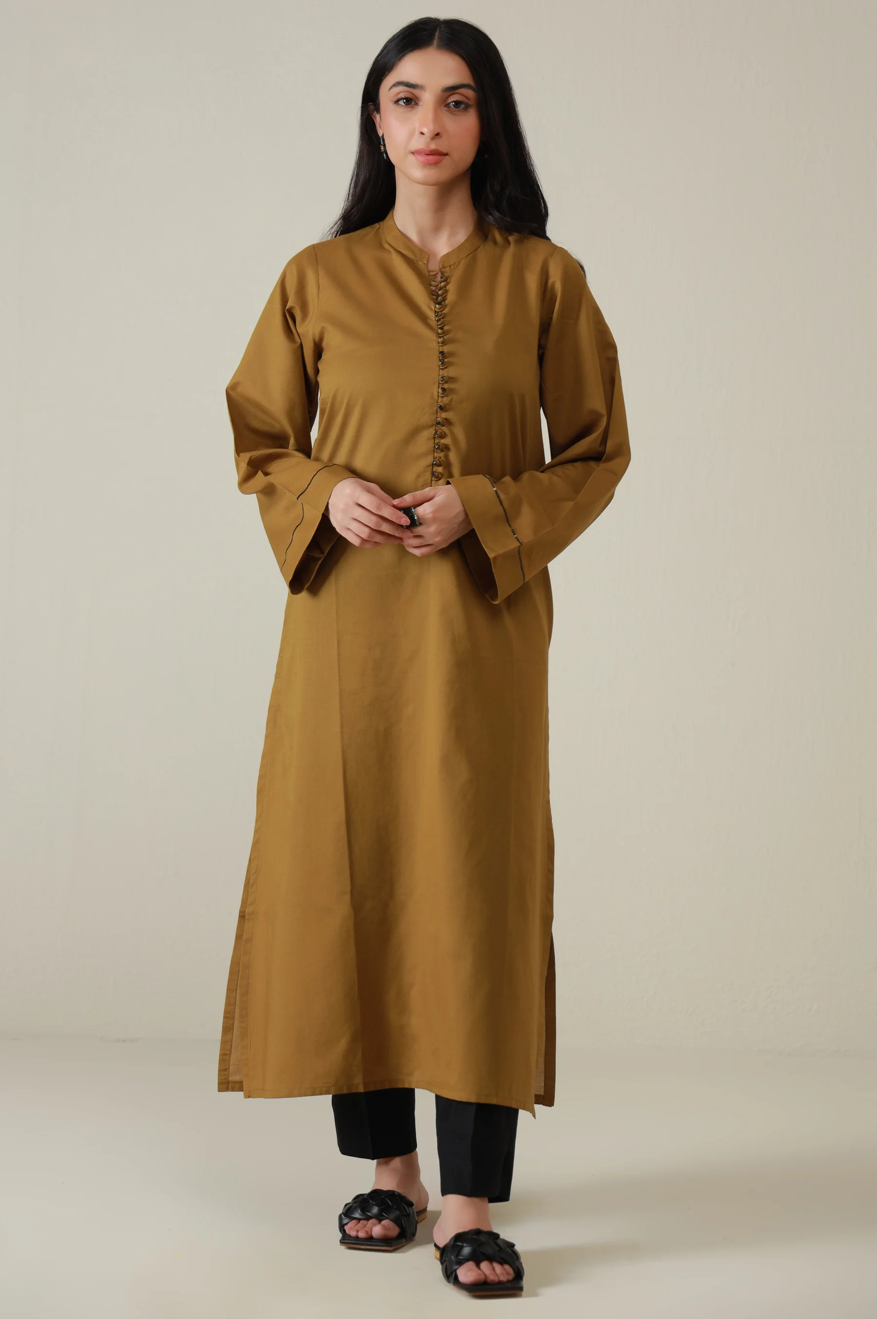 Stitched 2 Piece Stylized Cambric Suit