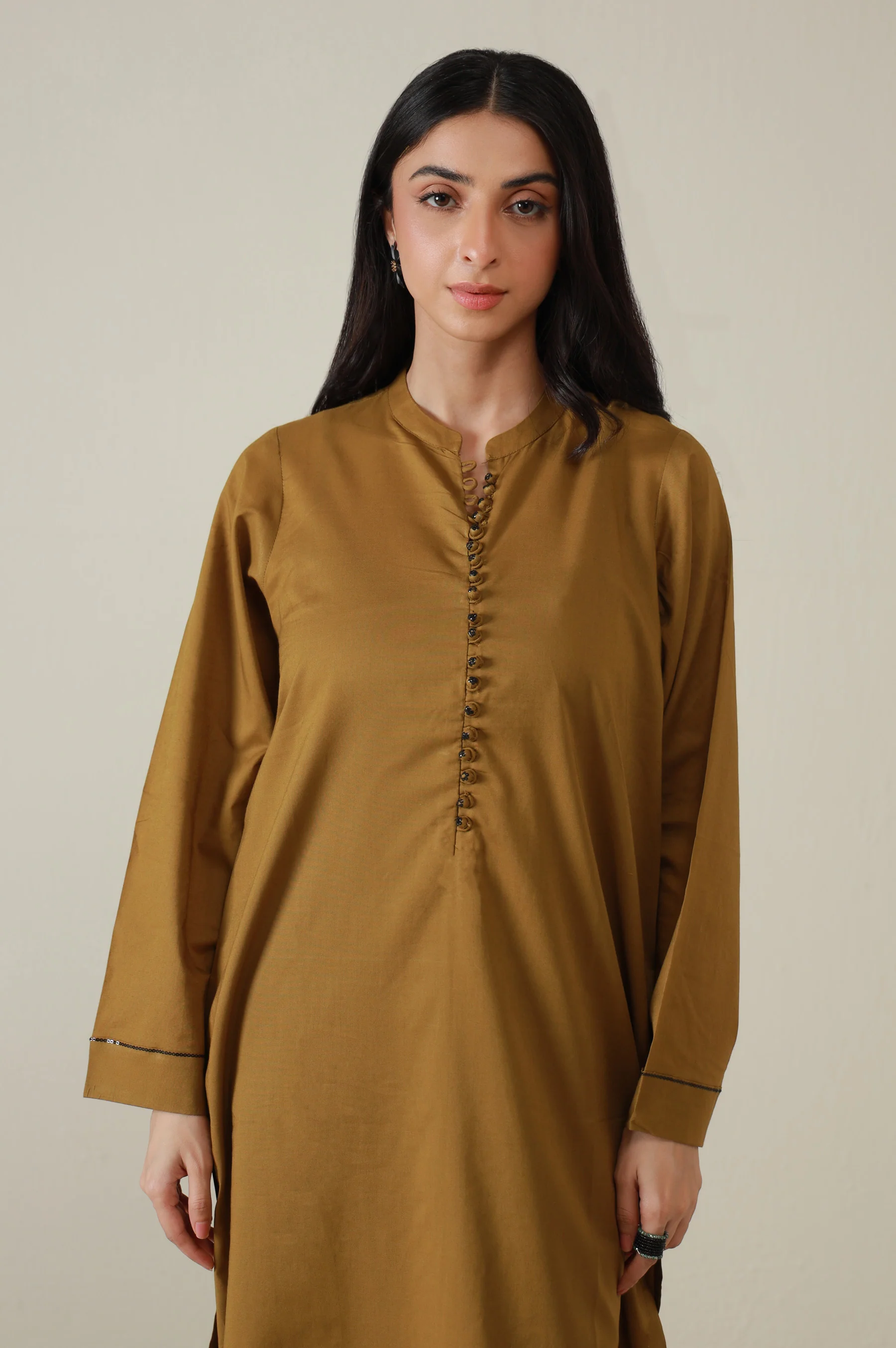 Stitched 2 Piece Stylized Cambric Suit - Image 6