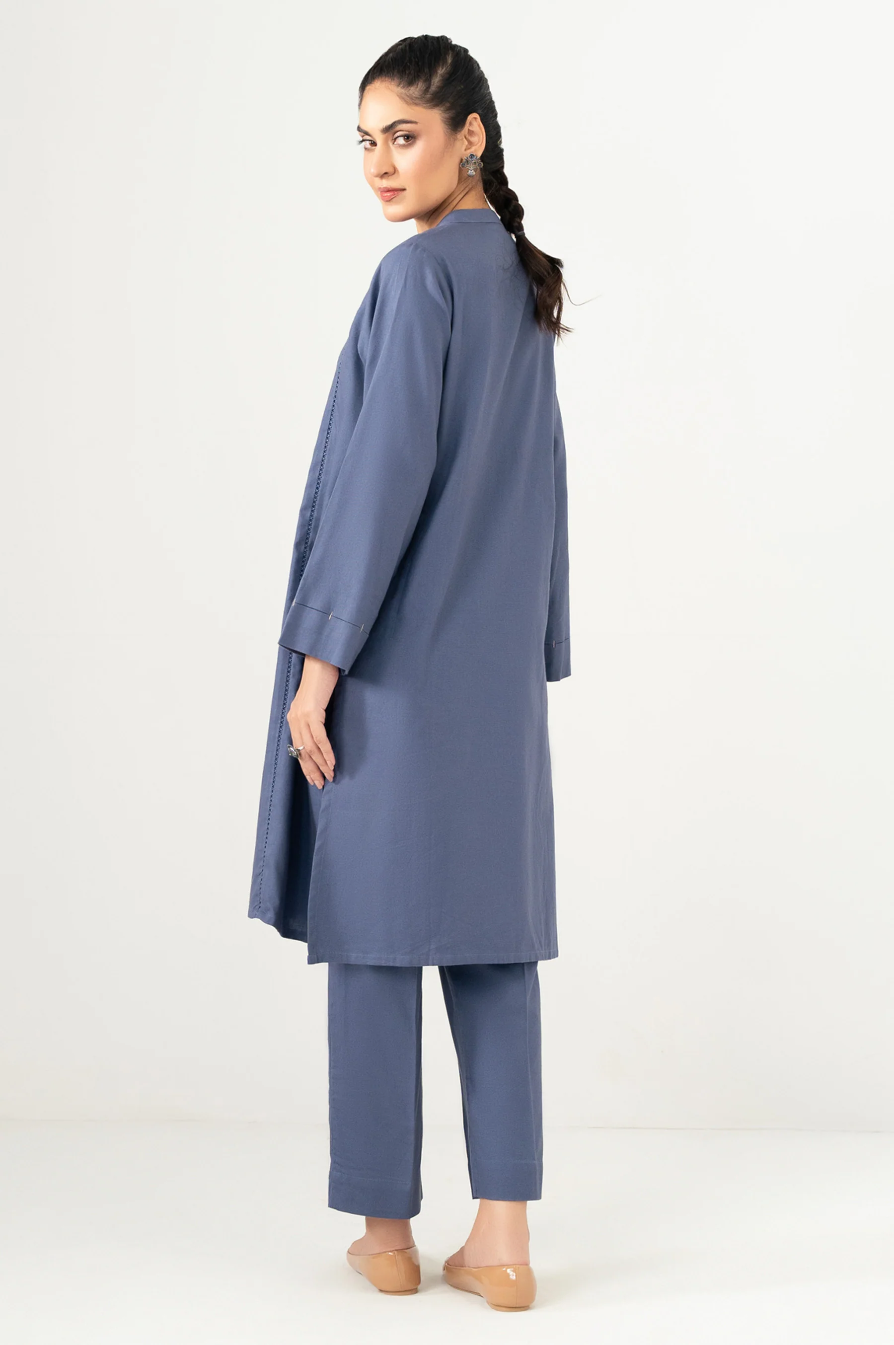 STITCHED STYLIZED SHIRT BOTTOM - Image 3