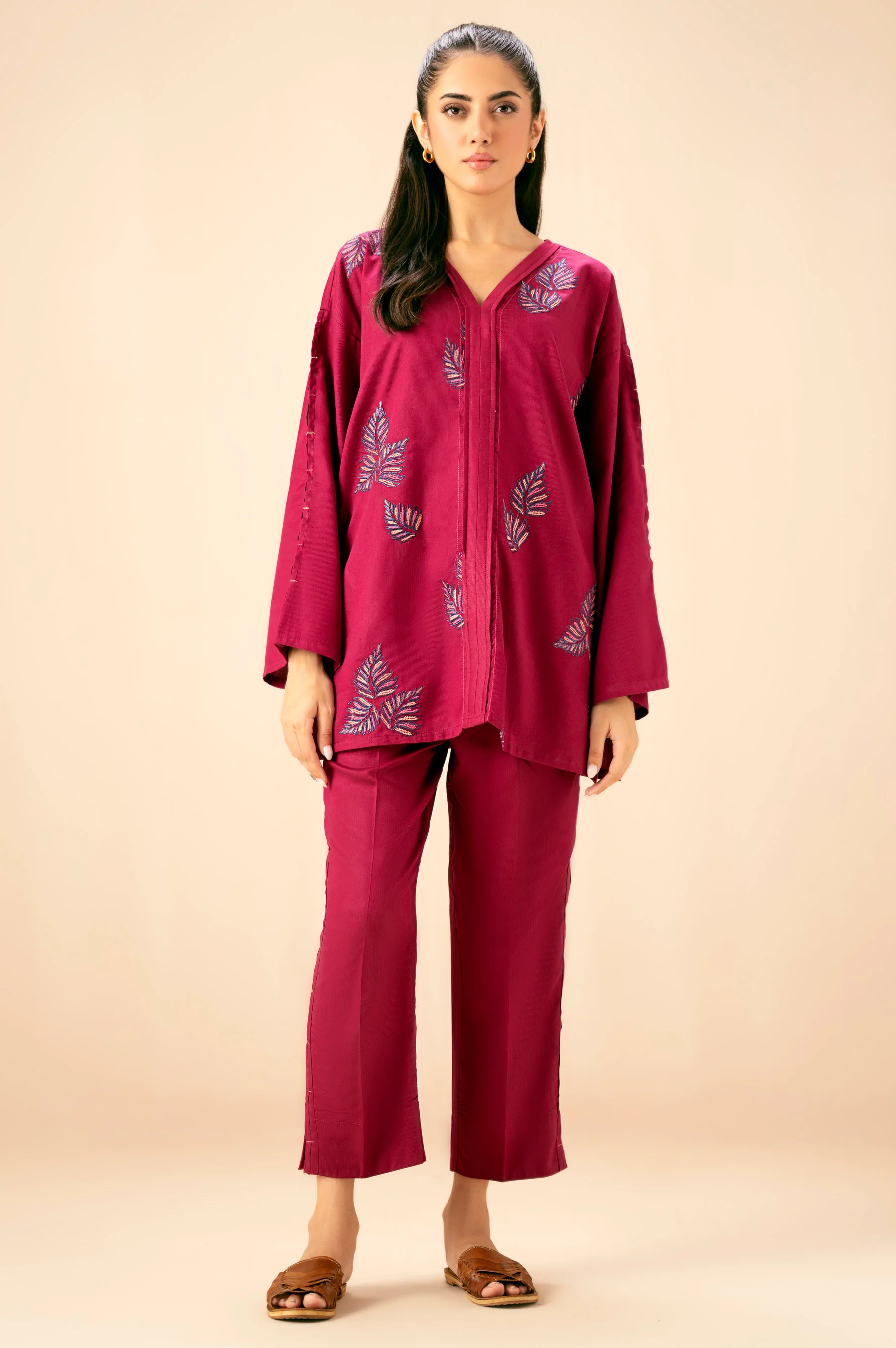 EMBROIDERED CO-ORD SET - Image 2