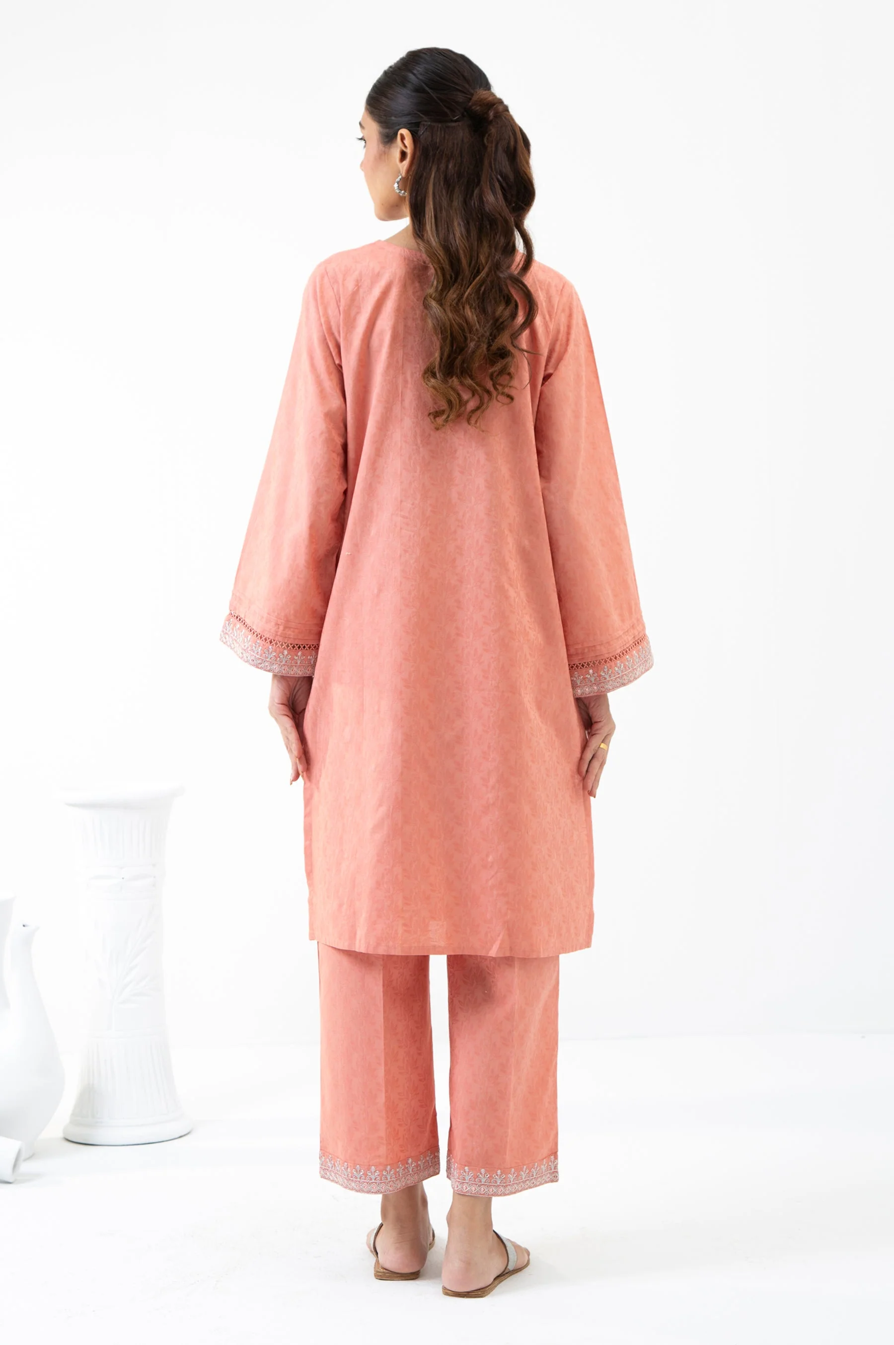 STITCHED EMBROIDERED SHIRT BOTTOM (FACTORY E-OUTLET) - Image 6