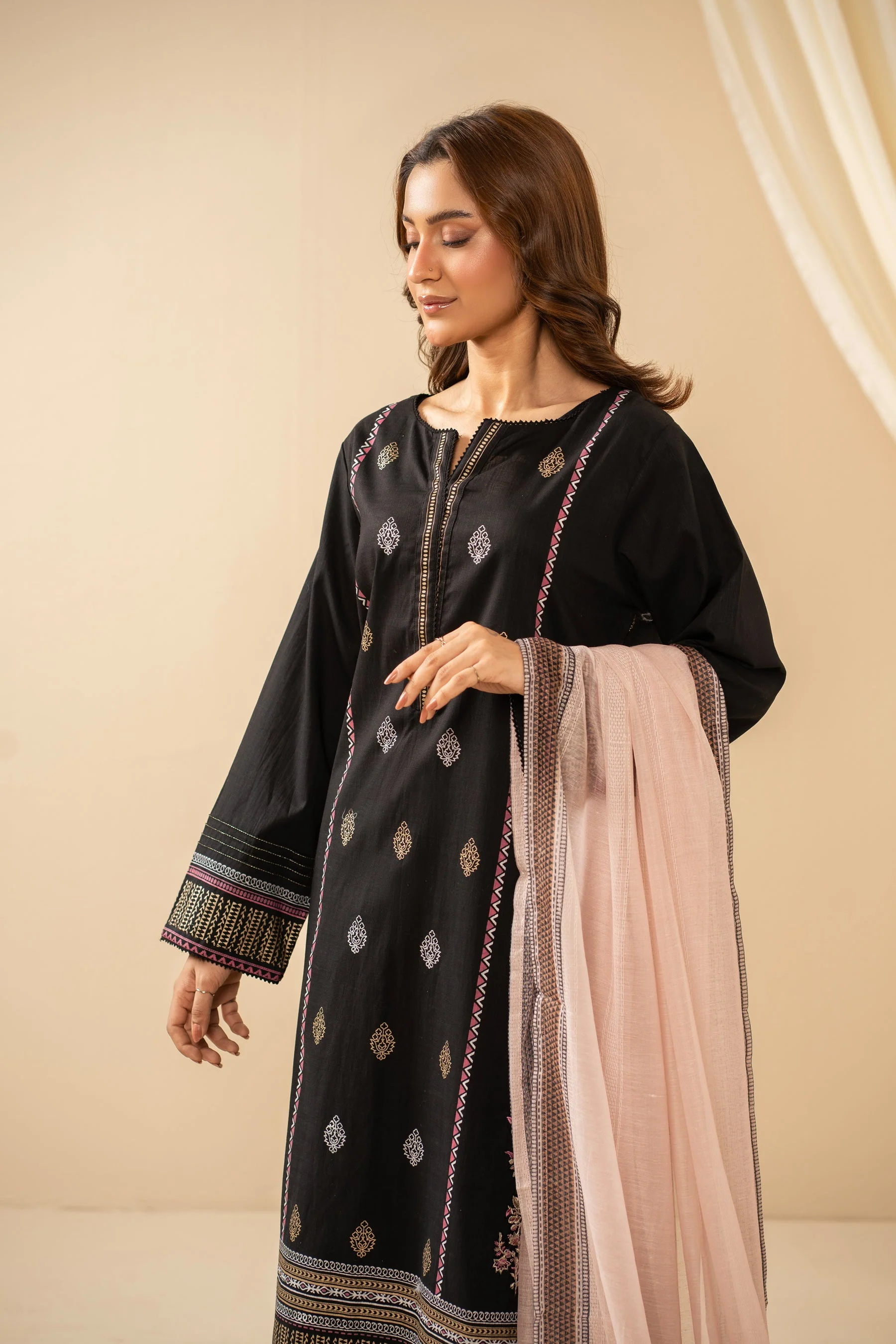 PRINTED BOTH SIDE SLUB STITCHED SHIRT BOTTOM - Image 6