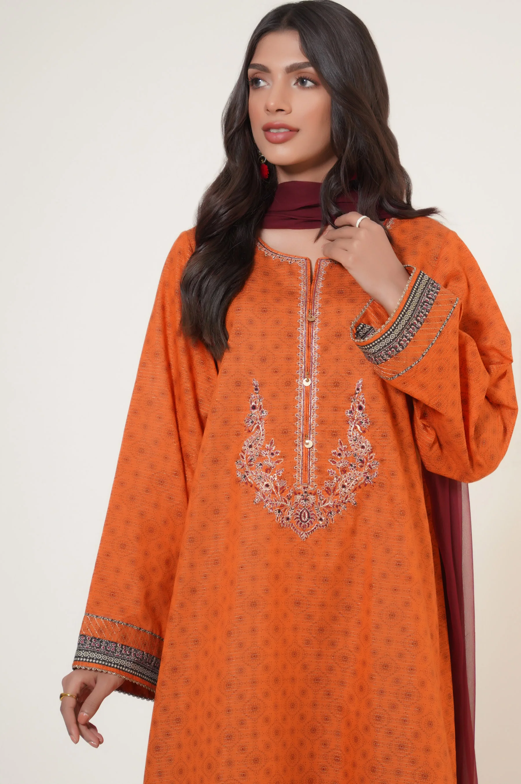 Stitched 2 Piece Printed Masuri Suit - Image 2