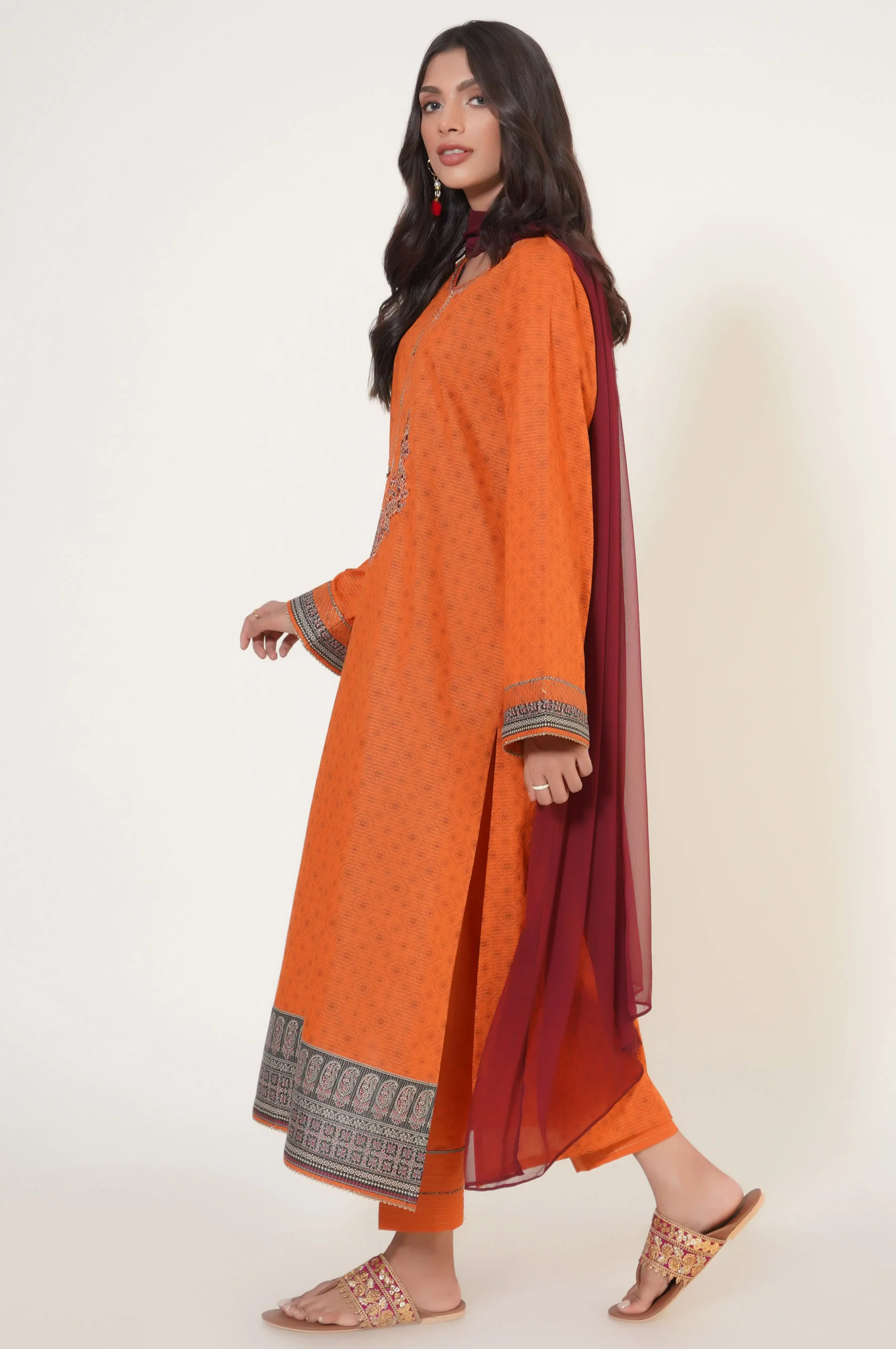 Stitched 2 Piece Printed Masuri Suit - Image 3