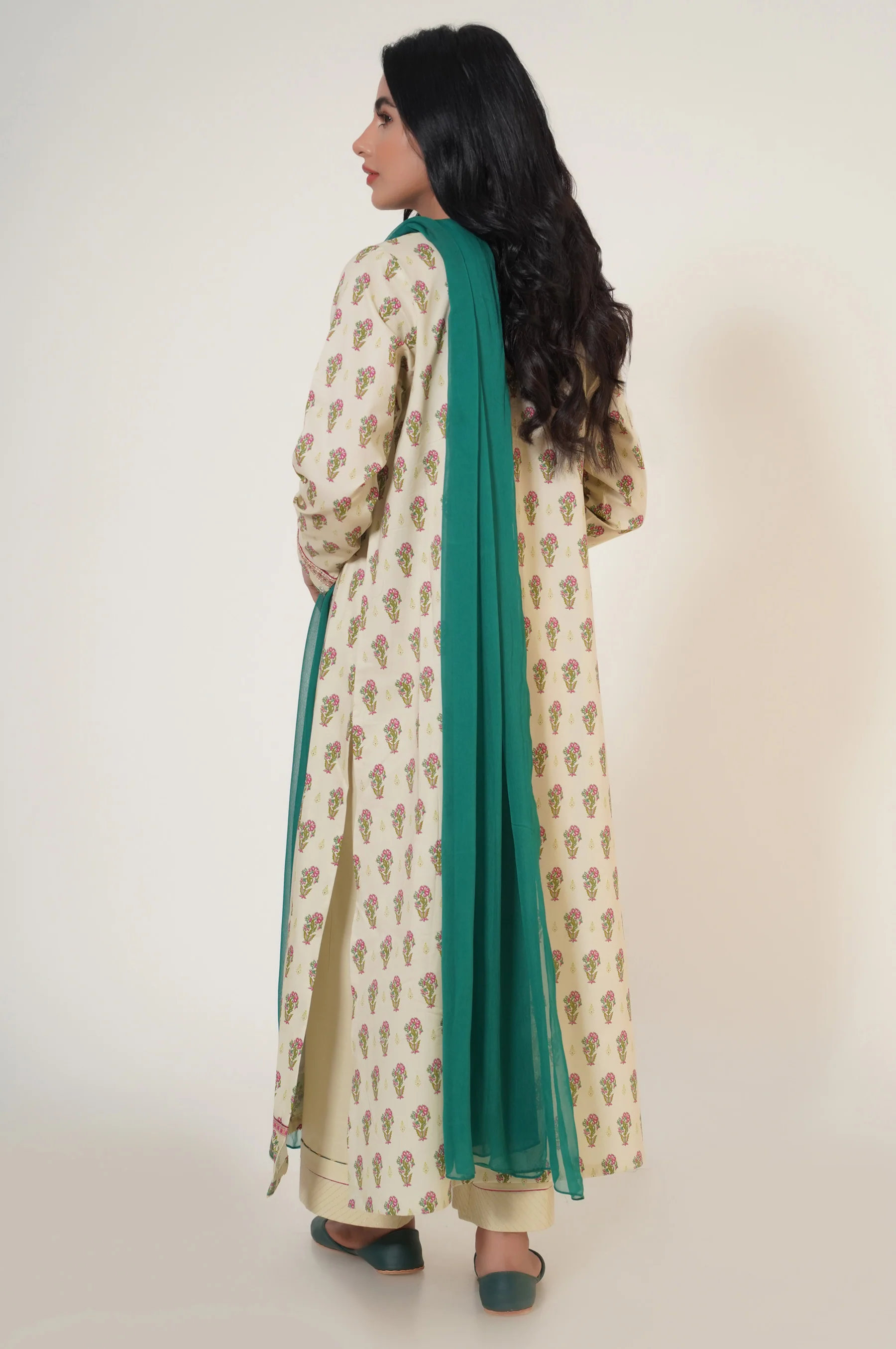 Stitched 2 Piece Printed Masuri Lawn Suit - Image 3