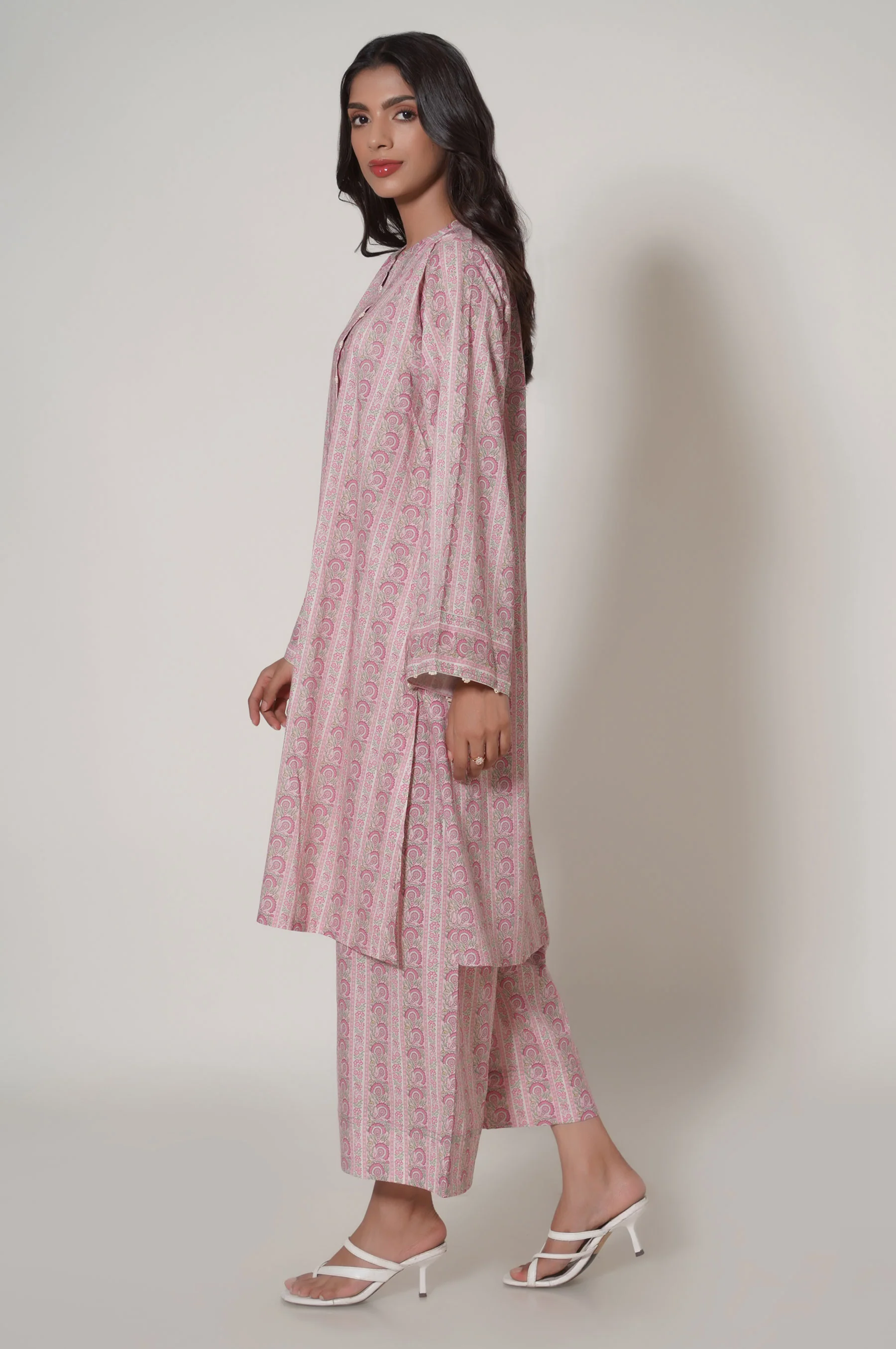 Stitched 2 Piece Printed Lawn Suit - Image 4