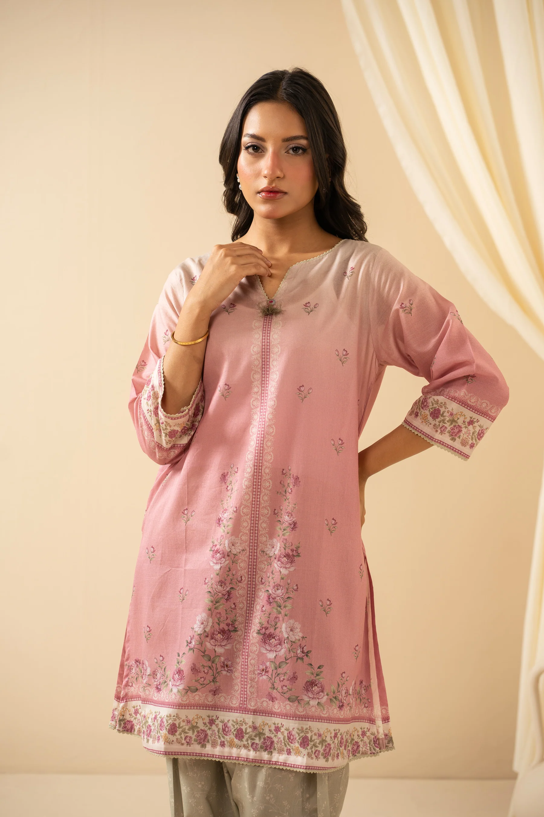 STITCHED EMBROIDERED CO-ORD SET - Image 4