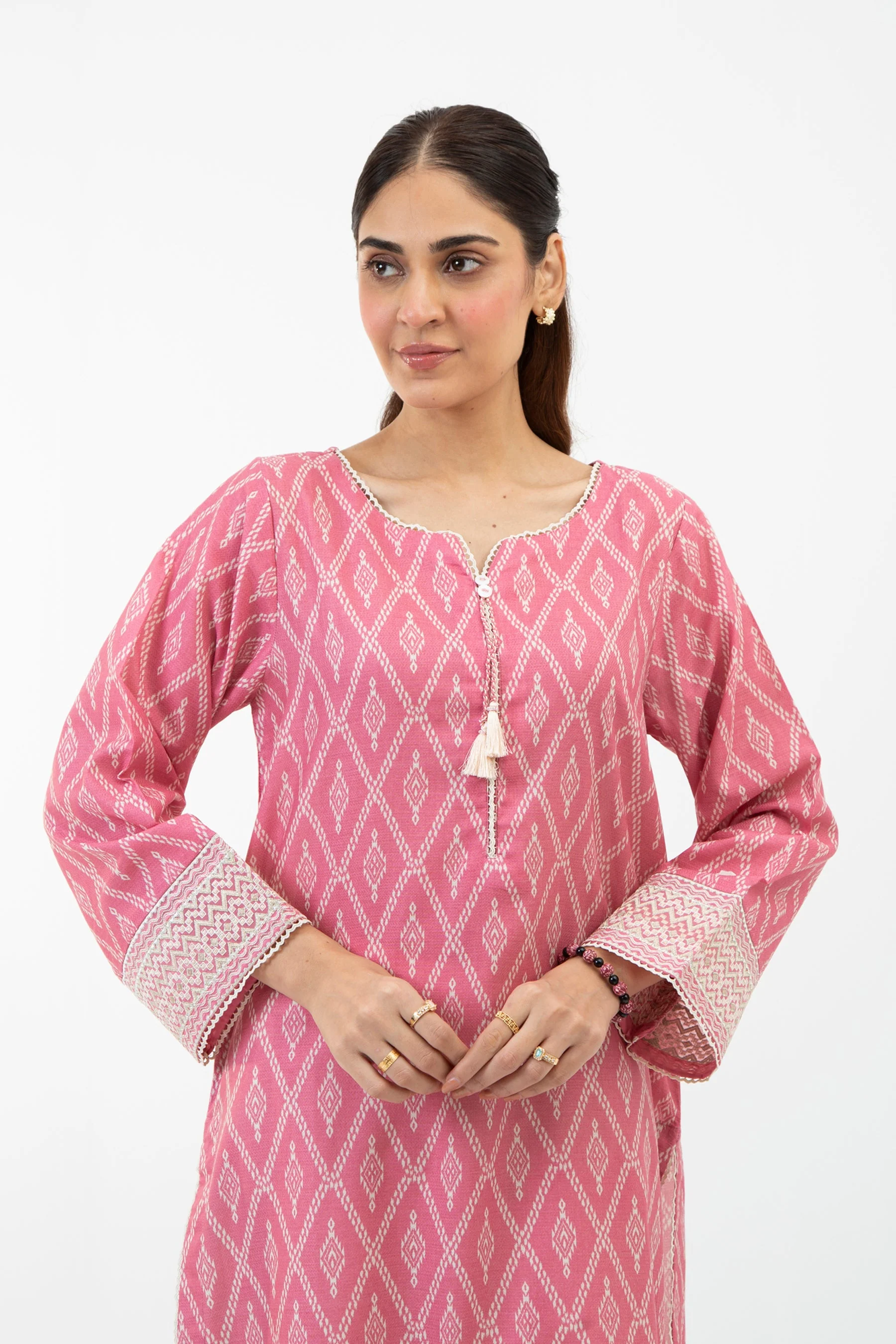 STYLIZED DOBBY STITCHED 2 PIECE SUIT (FACTORY E-OUTLET) - Image 3