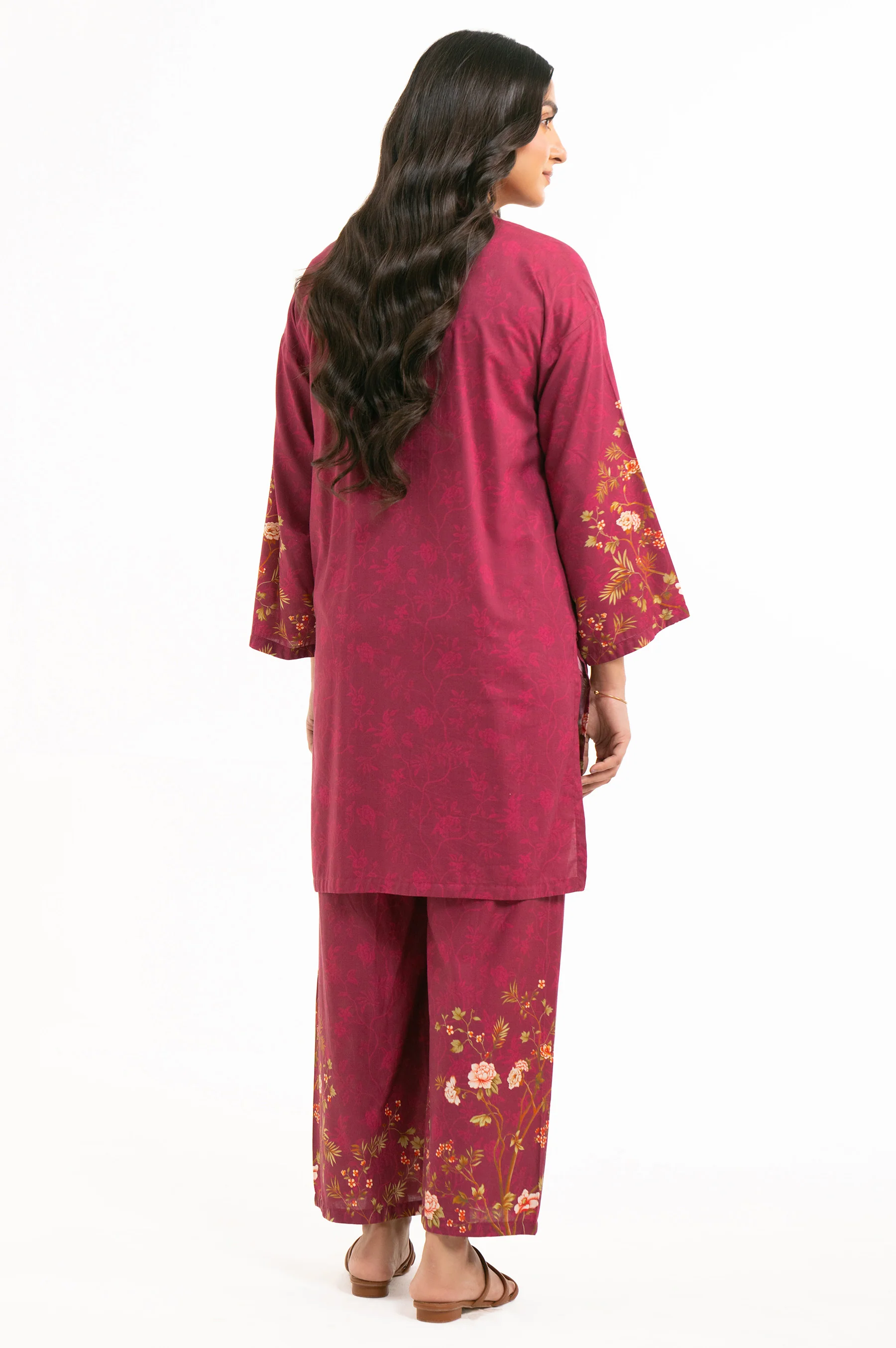 STITCHED PRINTED SHIRT BOTTOM - Image 3