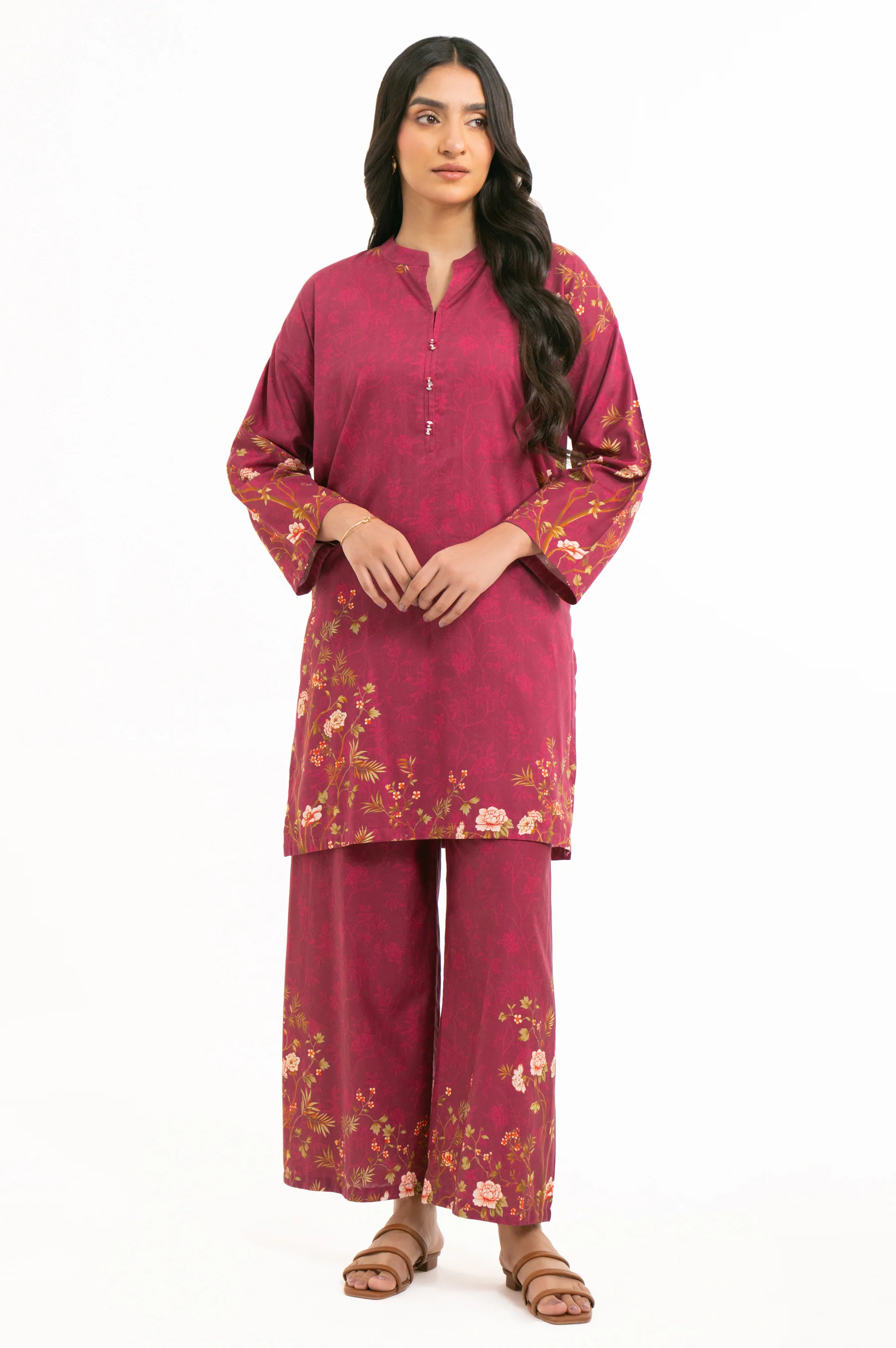 STITCHED PRINTED SHIRT BOTTOM - Image 5