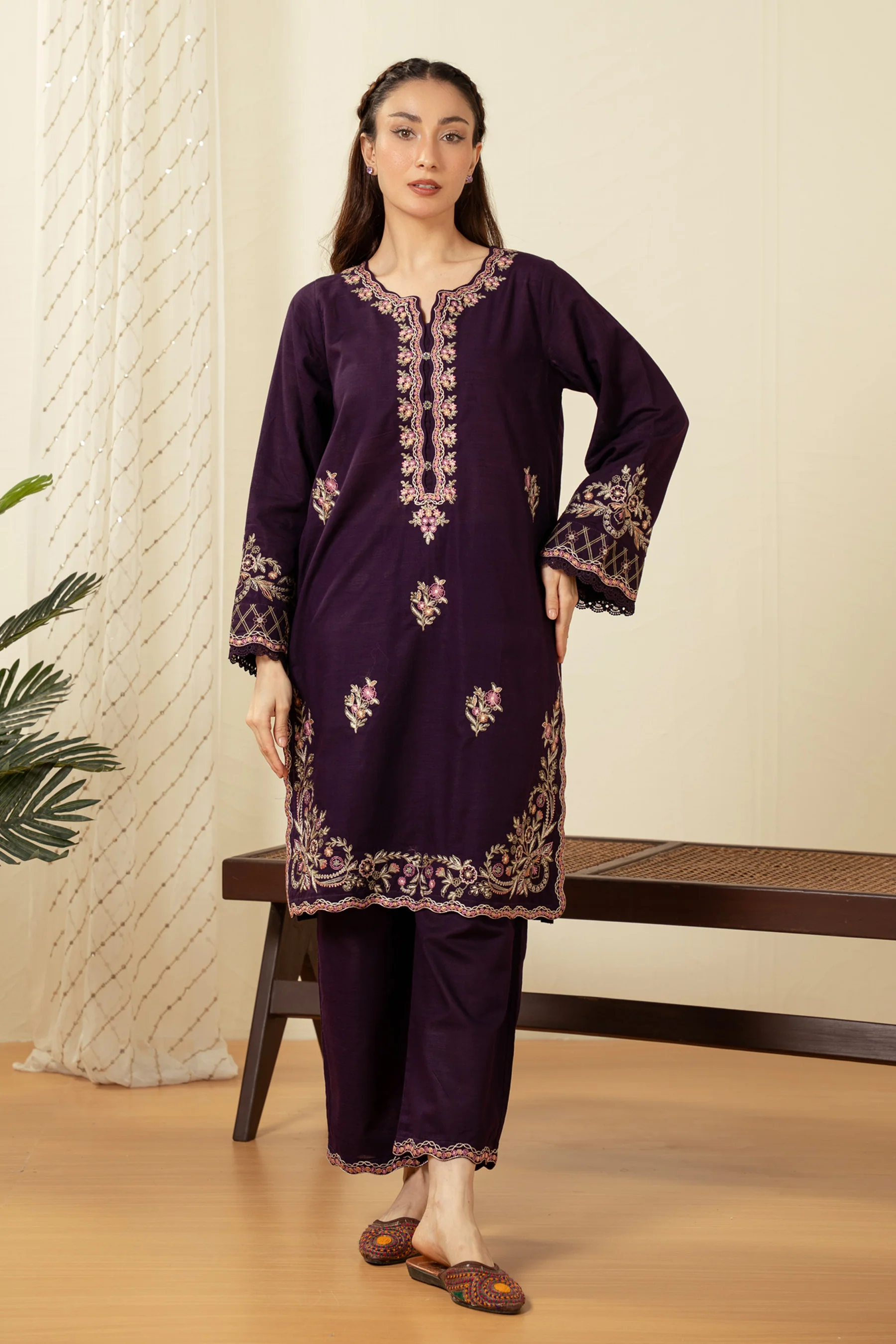 EMBROIDERED SUIT