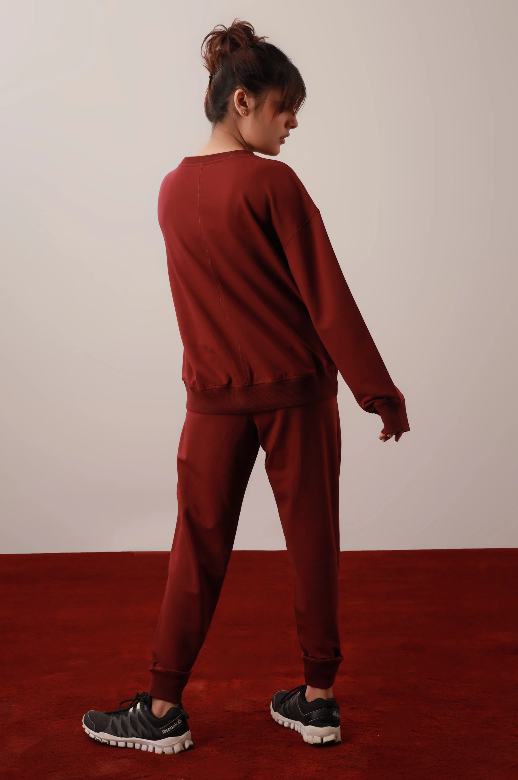 Burgundy Sweatsuit - Image 2