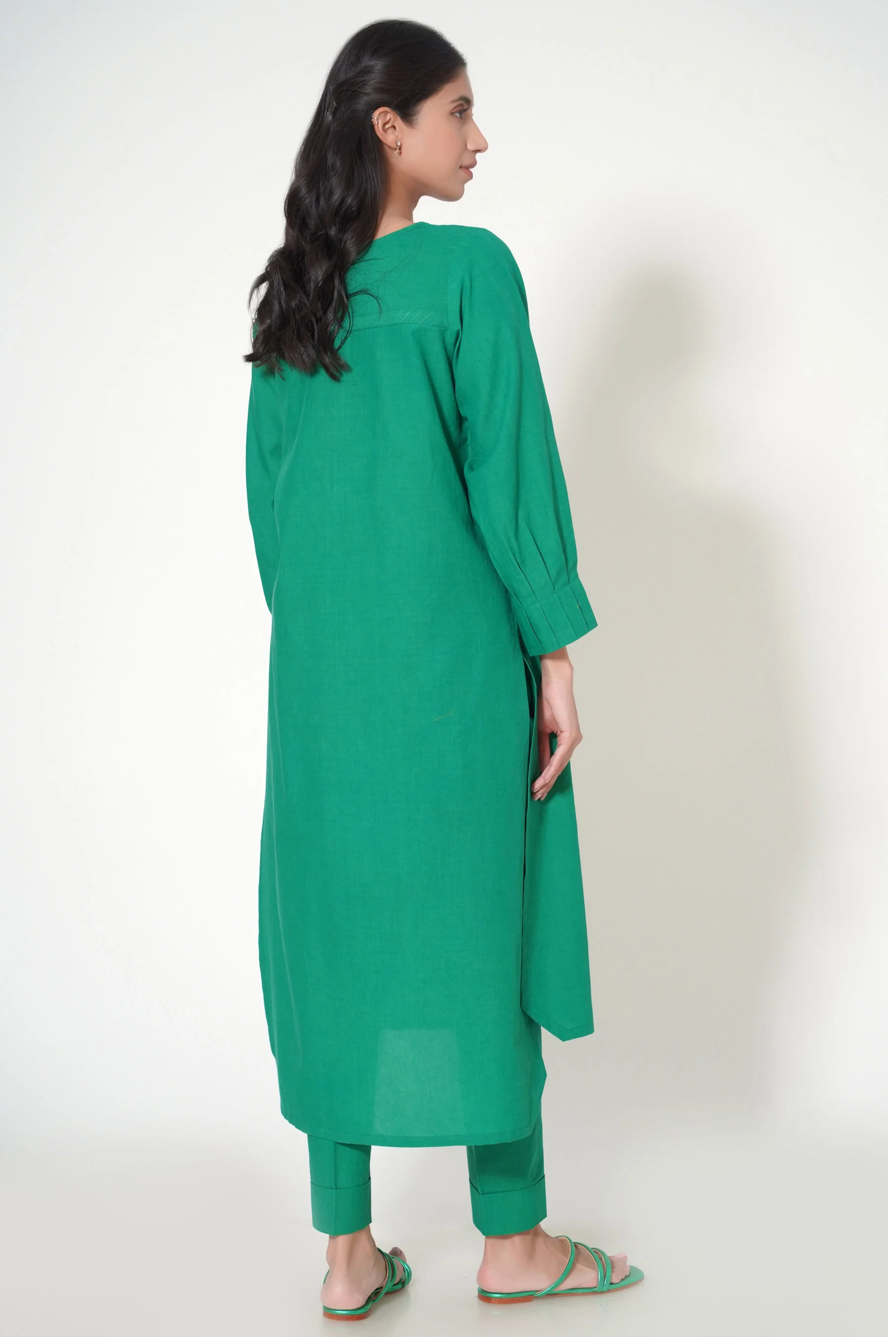 Stitched 2 Piece Tencel Stylized Suit - Image 3