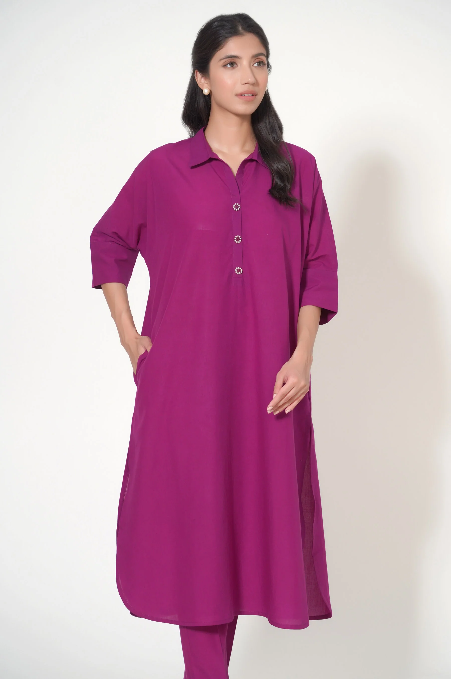 Stitched 2 Piece Tencel Stylized Suit