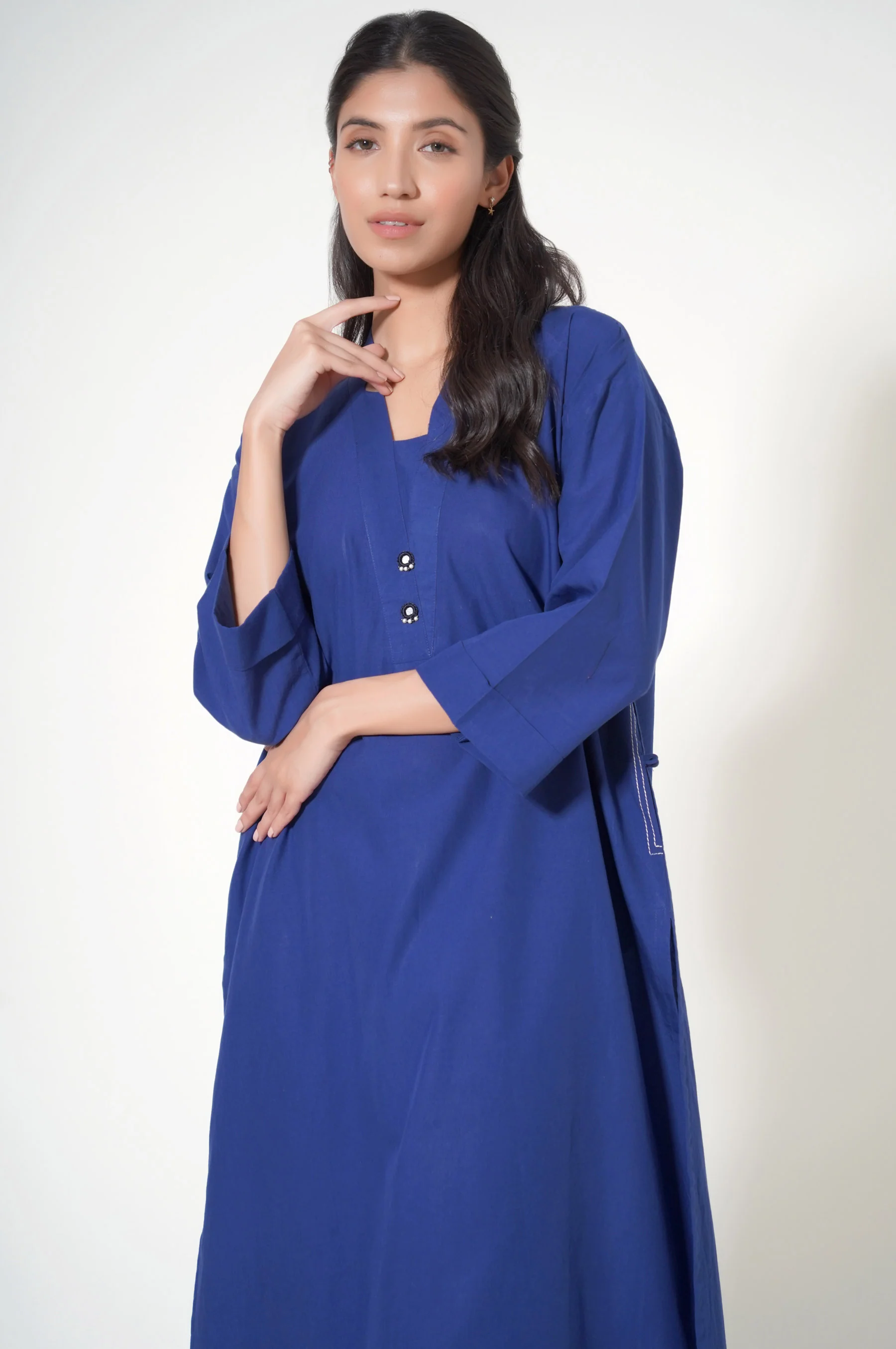 Stitched 2 Piece Stylised Tencel Suit - Image 6