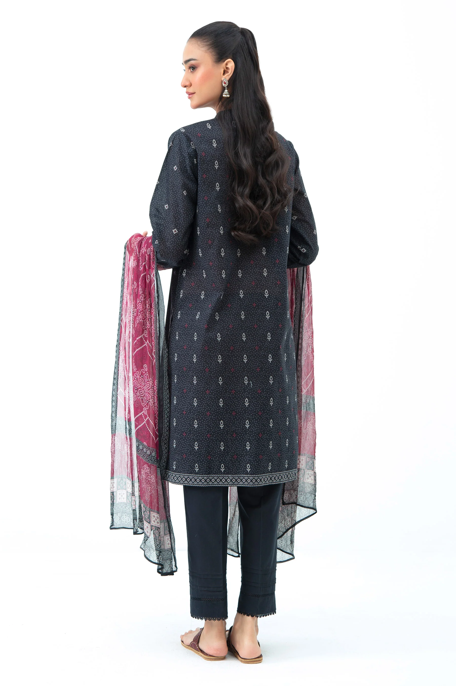STITCHED PRINTED LAWN SUIT - Image 5