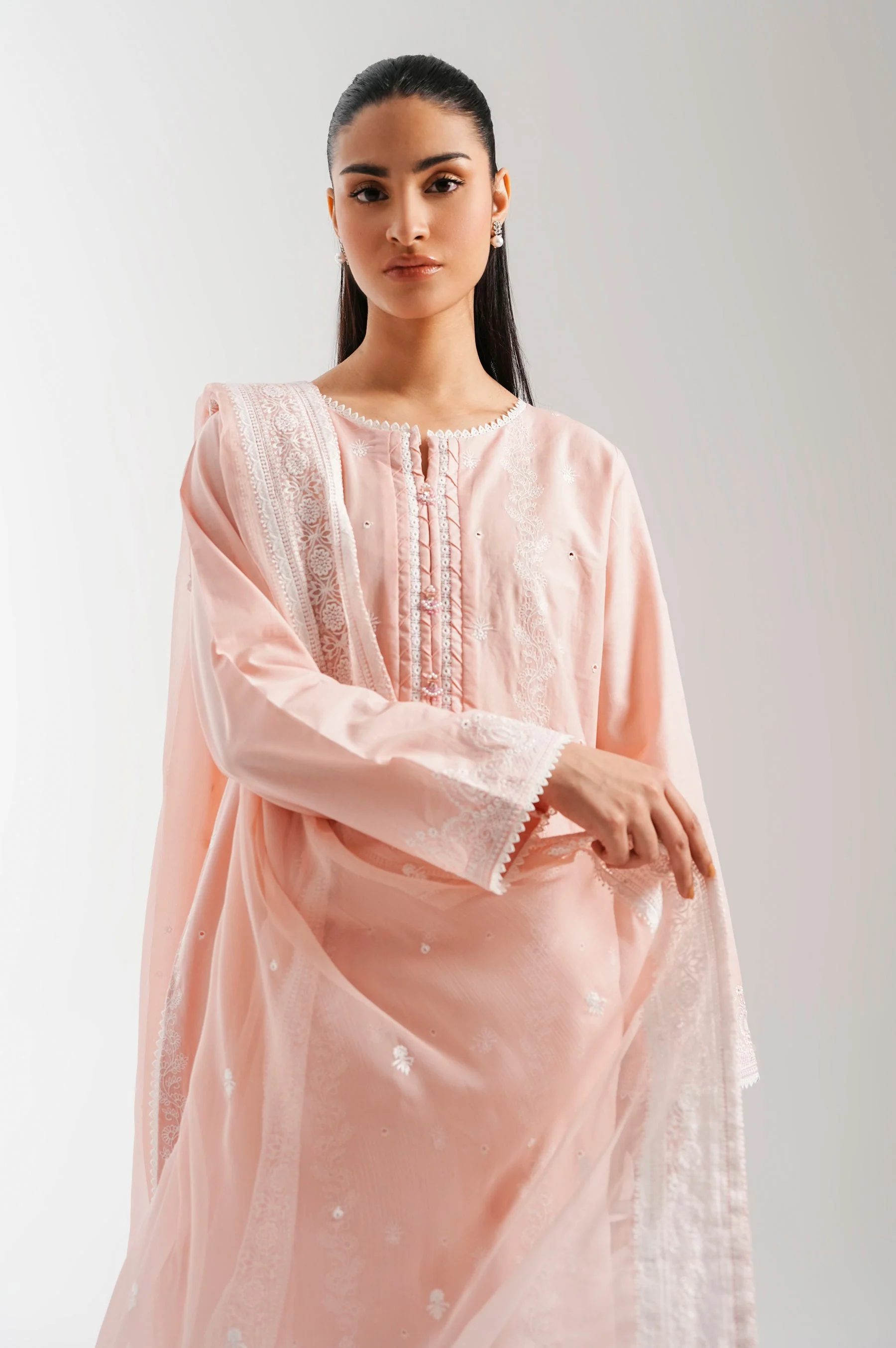 STITCHED CHIKANKARI SUIT (FACTORY E-OUTLET) - Image 3