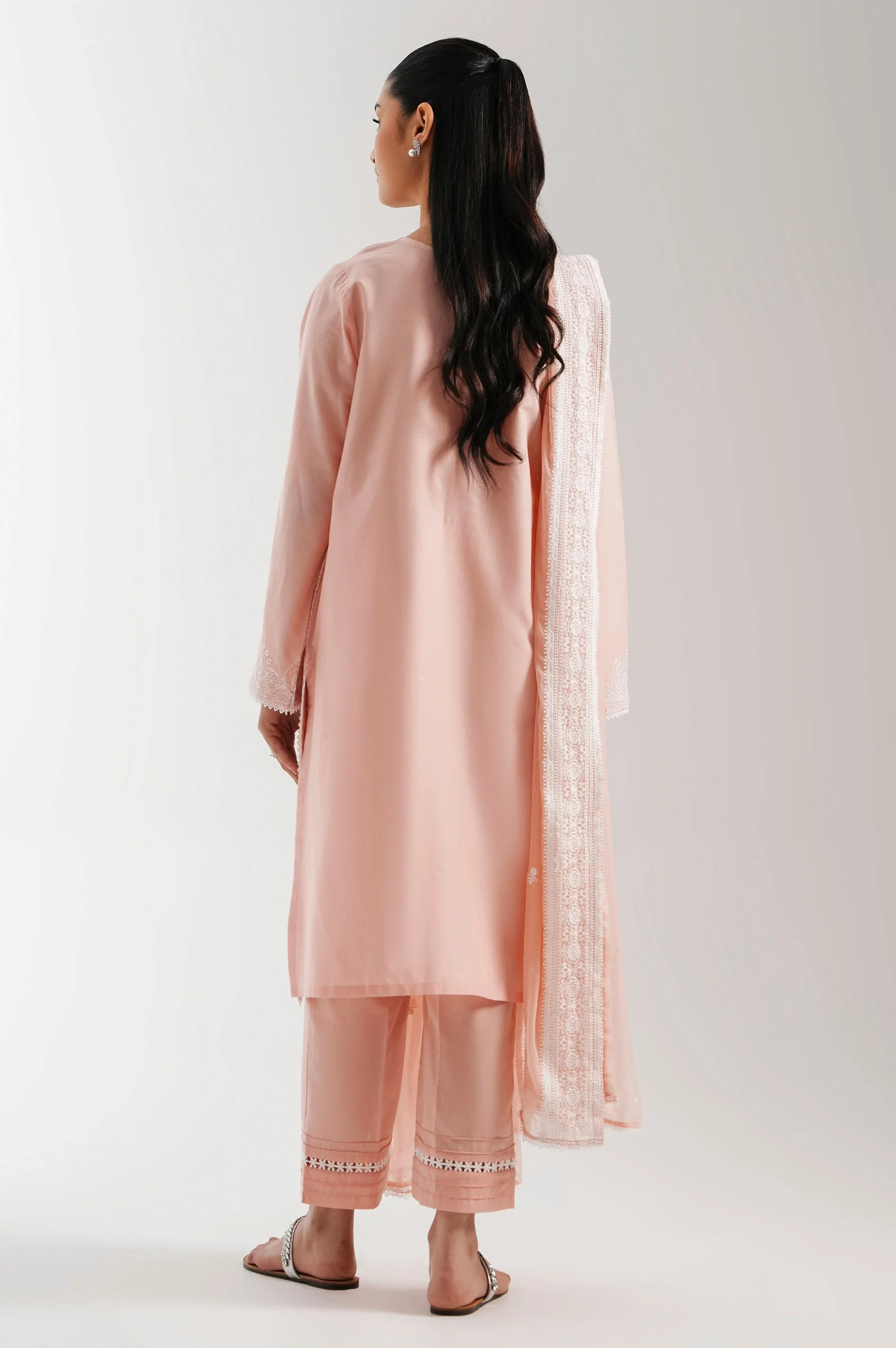 STITCHED CHIKANKARI SUIT (FACTORY E-OUTLET) - Image 5